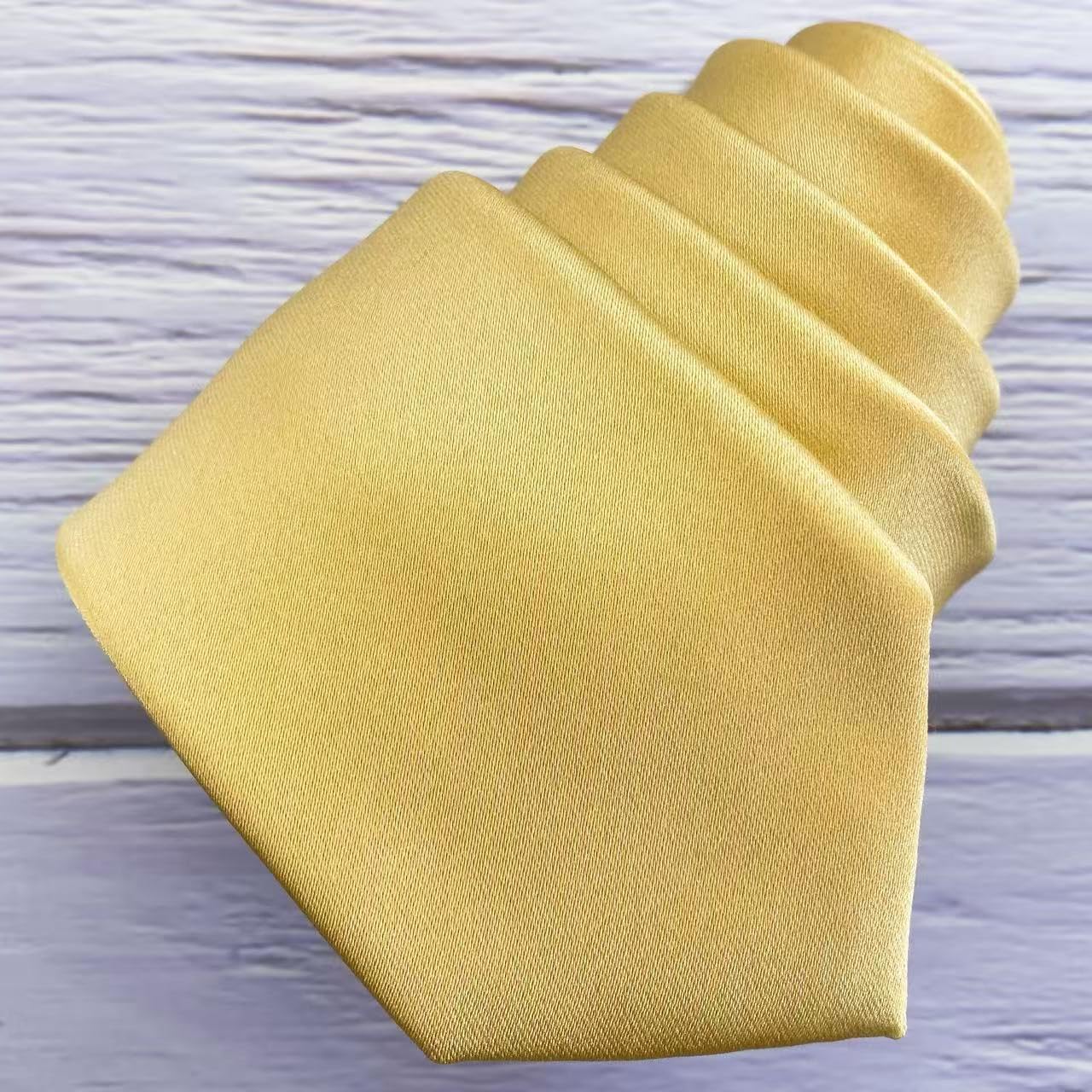 Mens 2.36'' Skinny Tie Gold Classic Formal Necktie With Gift Box