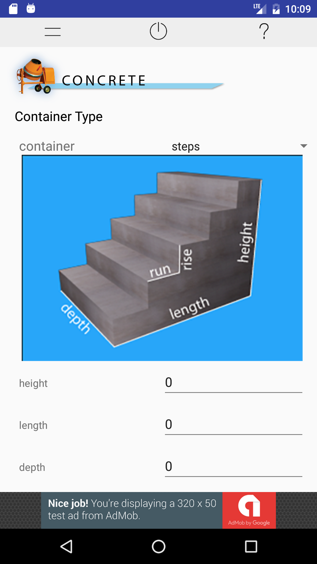 Concrete Calculator App on Amazon Appstore