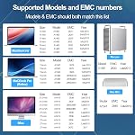 MAC SSD 256GB Compatible with Apple MacBook Air A1465 A1466(Mid 2013-2017), MacBook Pro Retina A1398 A1502 (2013-2015), M.2 NVMe Solid State Drive