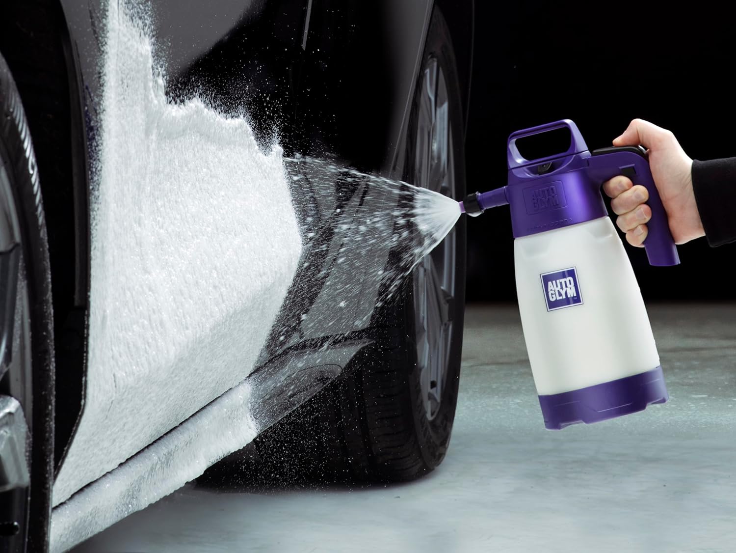 Autoglym Polar Foam Sprayer, Durable Sprayer to Apply Polar Snow Foams, Car Snow Foam Sprayer, No Pressure Washer Needed, Purple