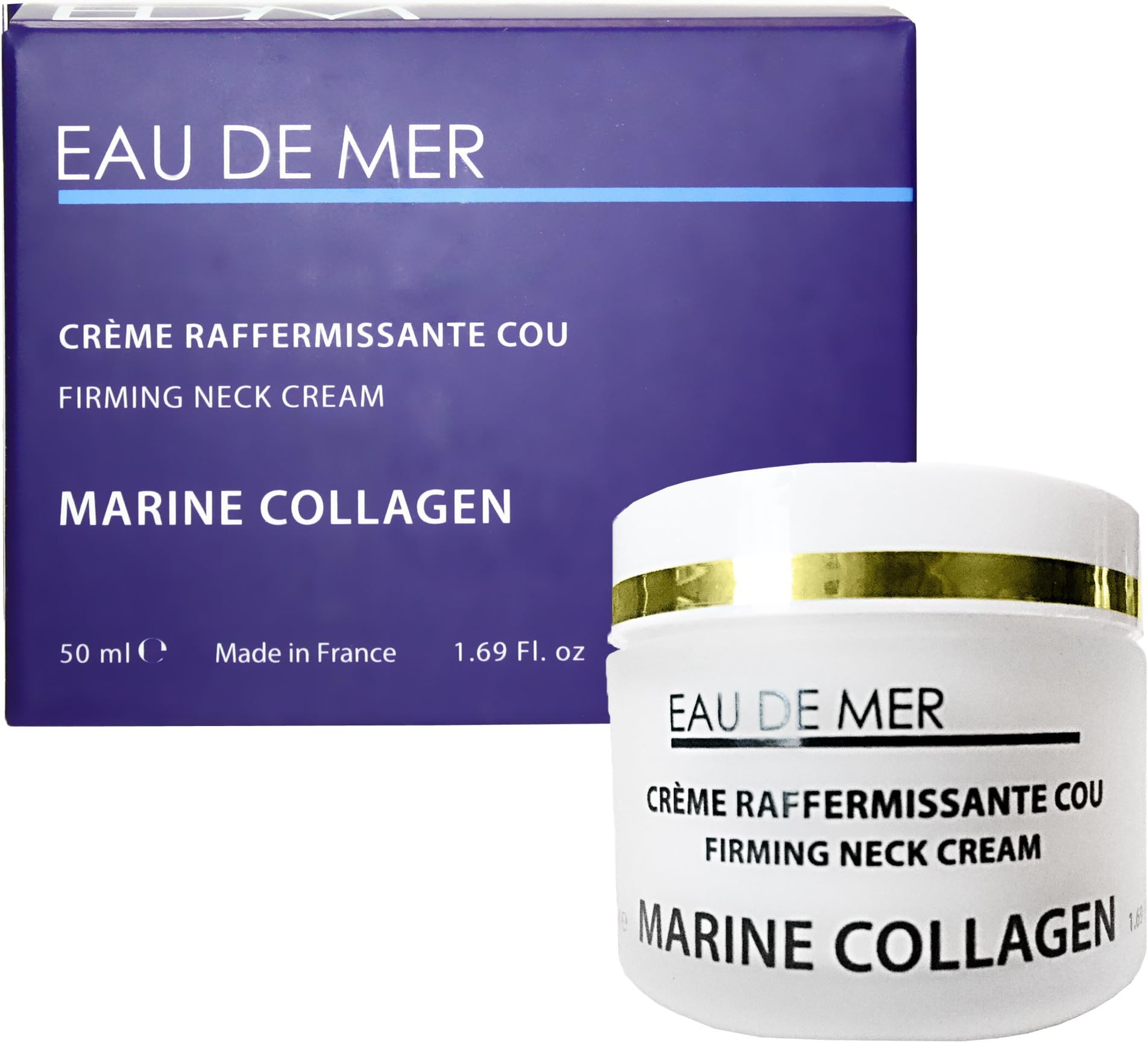 Marine Collagen Firming Neck Cream, Anti-aging, Tightening, Lifting Cream, Age-Defying Miracle Excellent for Sensitive Skin