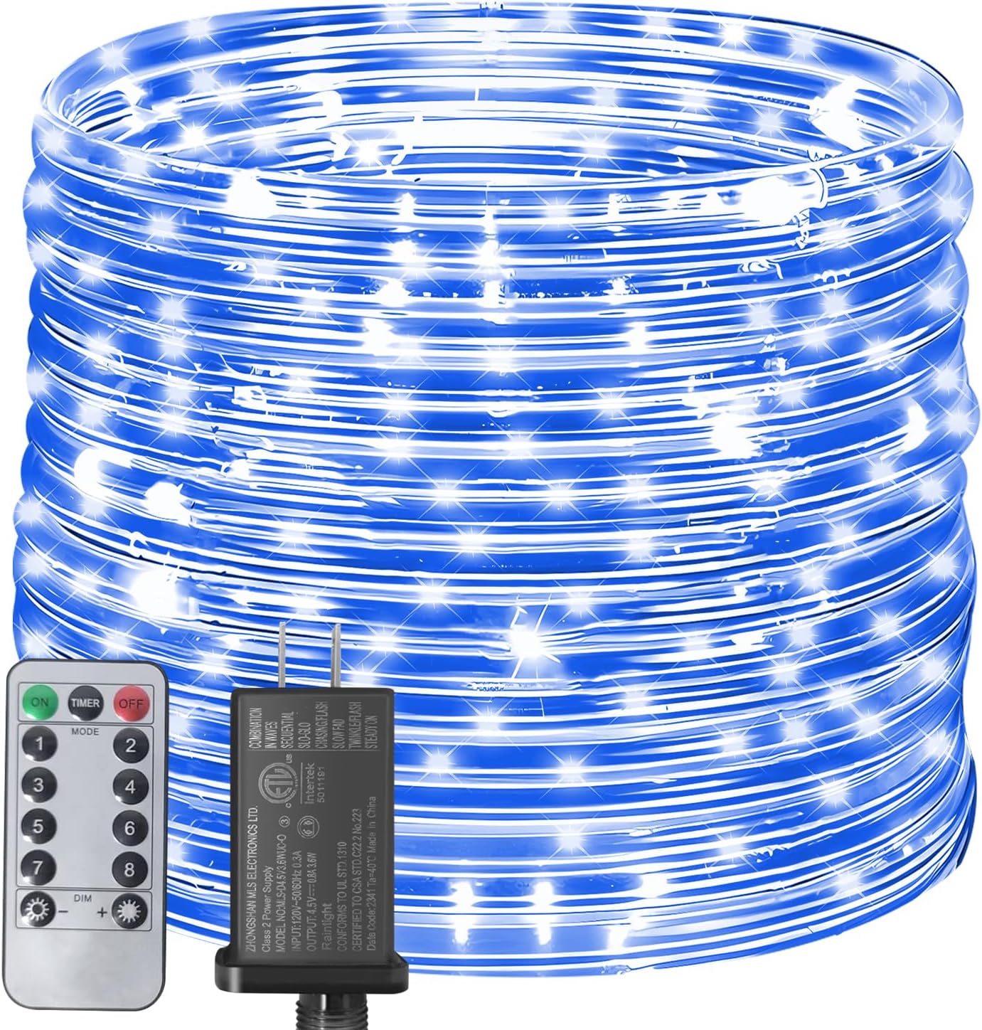 Indoor Outdoor Rope Lights, 78M/256FT 1500 LED Christmas Tube Lights