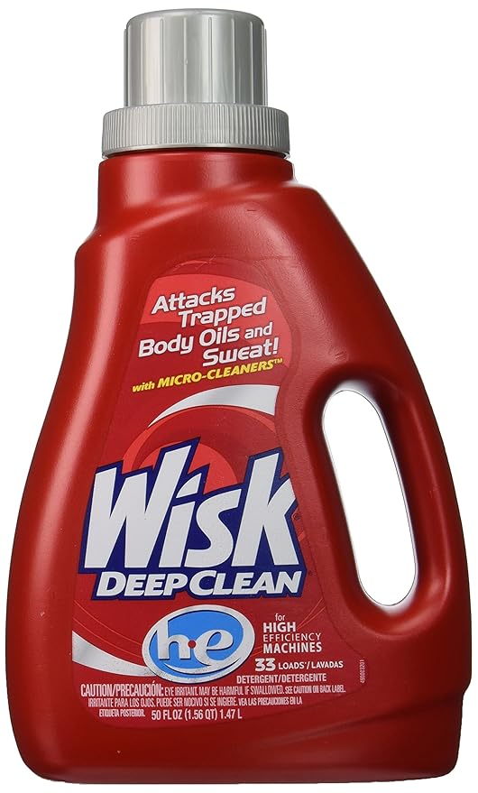 Buy Wisk Deep Clean Liquid Laundry Detergent, High Efficiency, 50
