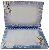 Vista 3 de Disney Queen Elsa en espiral azul libro de autógrafos