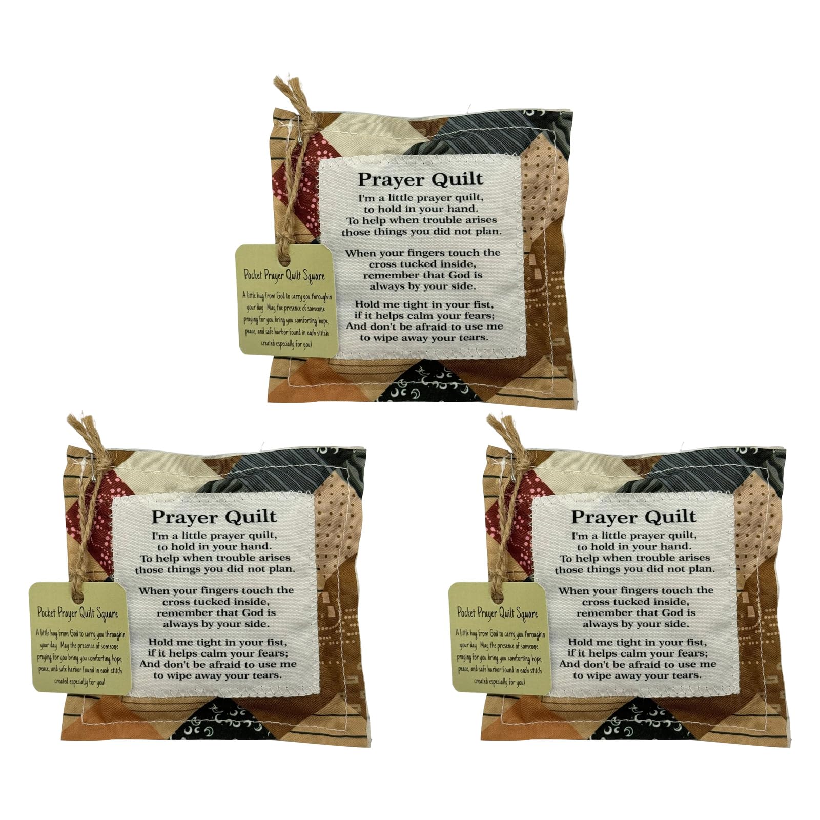 hogtnd Durable Fabric Prayer Bags with Uplifting Messages for Home, Worship, and Religious Bags to Promote Inner Peace