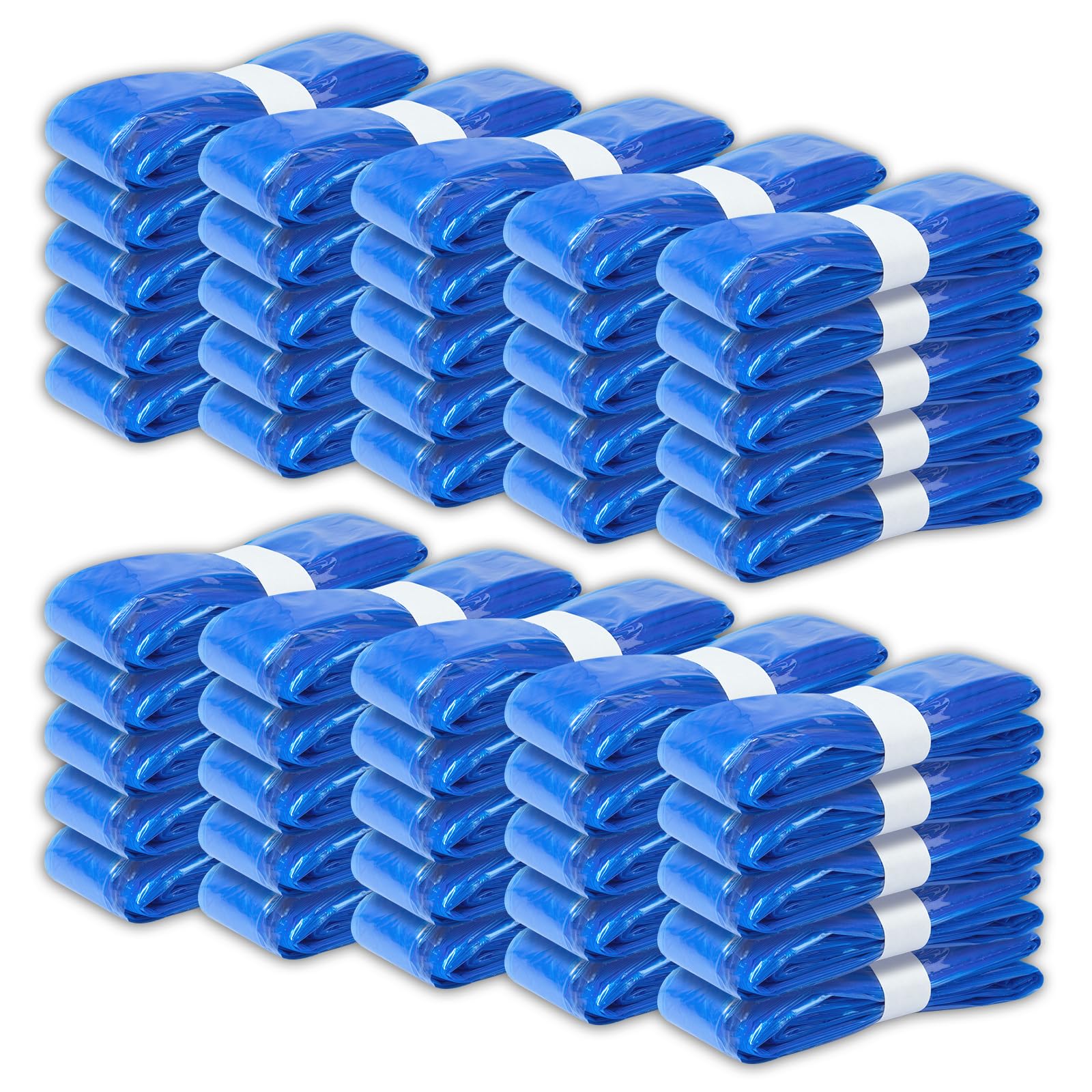 Joworthy 50 Pcs Cat Litter Refill Bags Compatible with Litter Genie XL/Plus/Standard/Pet Pail, Durable Universal Cat Litter Refills with Odor-Lock Design(Not Include Cartridge)