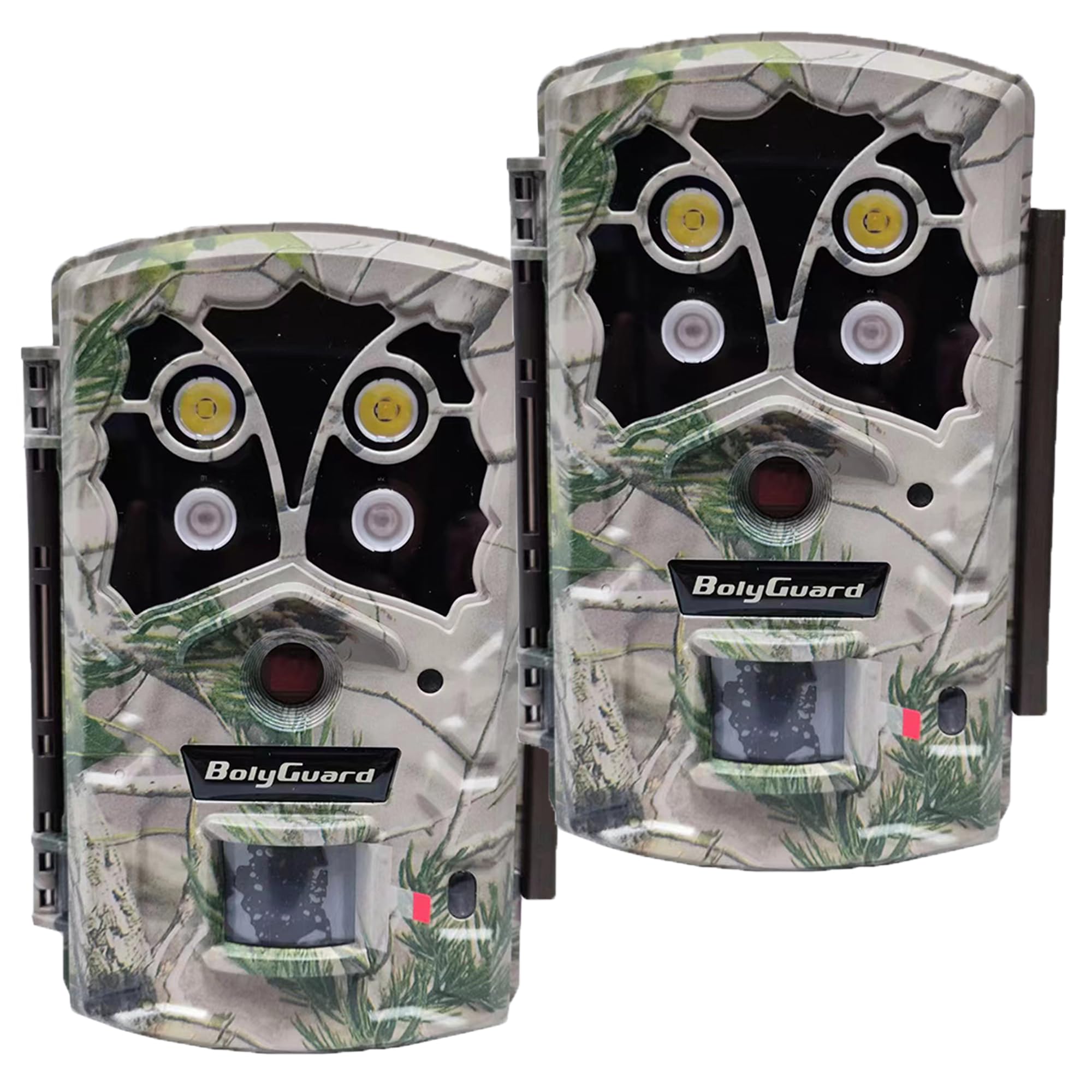 BolyGuard Jagdkamera 45MP 4K Wildkamera mit Dual Flash (940nm Infrarot & Weiße LEDs) – Scharfe Nachtaufnahmen, Farbbilder bei Nacht, Ideal für Wildtierbeobachtung und Sicherheit im Freien