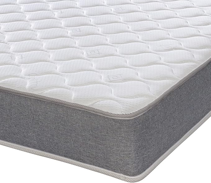 Extreme Comfort Cooltouch Essentials Grey 18cms Deep Hybrid Spring & Memory Foam Value Mattress