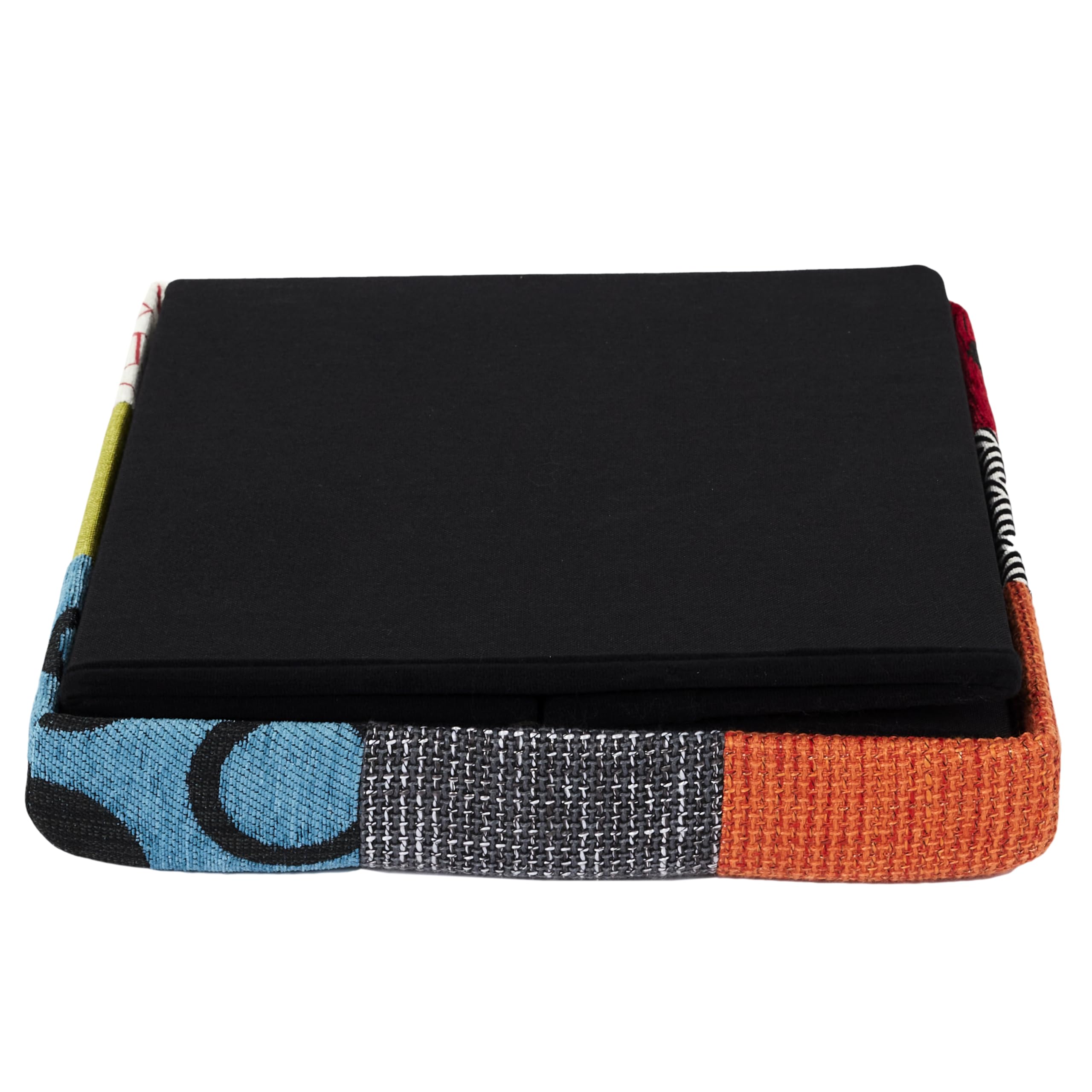 CAJA-PUF PLEGABLE PATCHWORK Multicolore