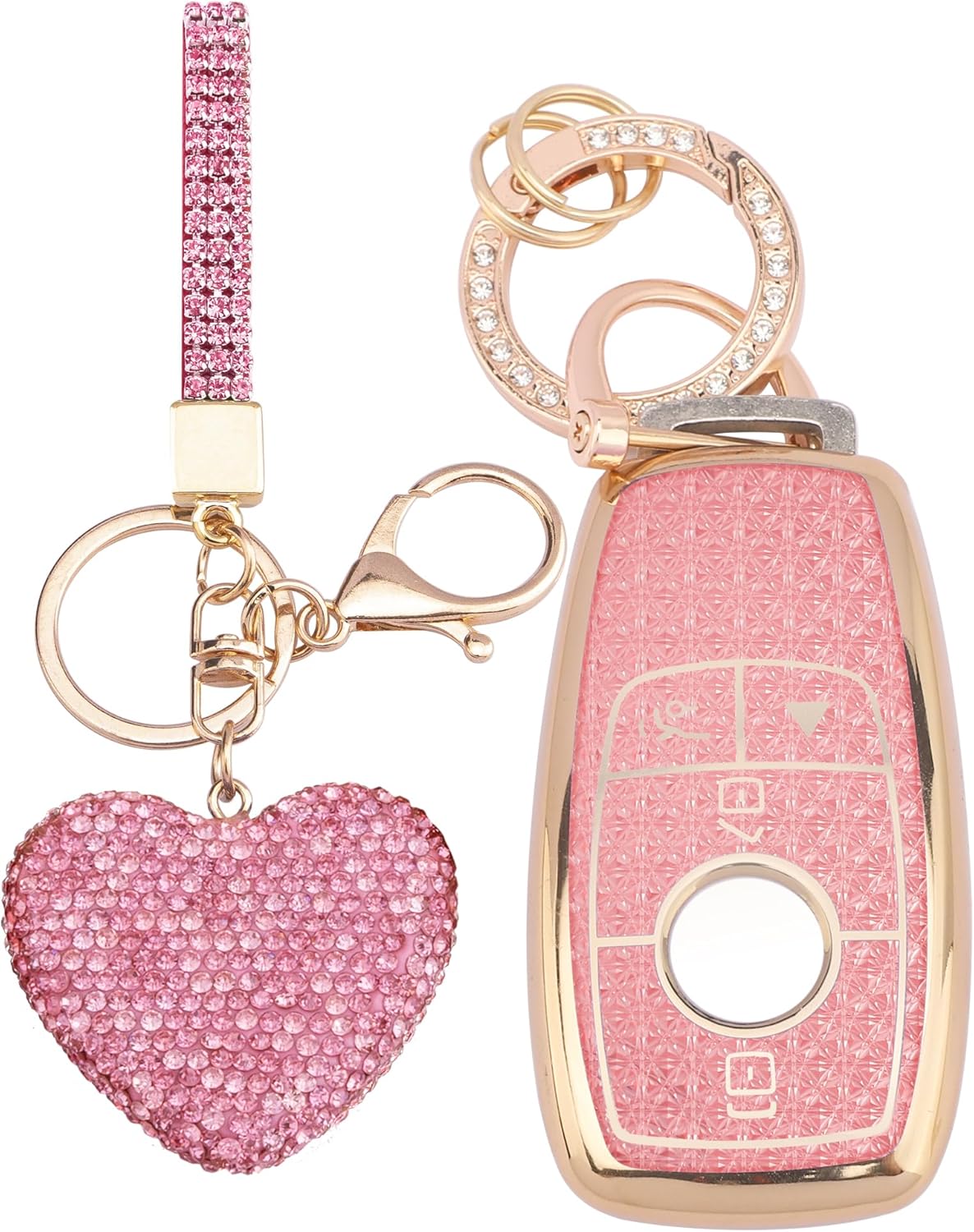 for Mercedes Benz Key fob Cover with Diamond Heart Kenya Ubuy