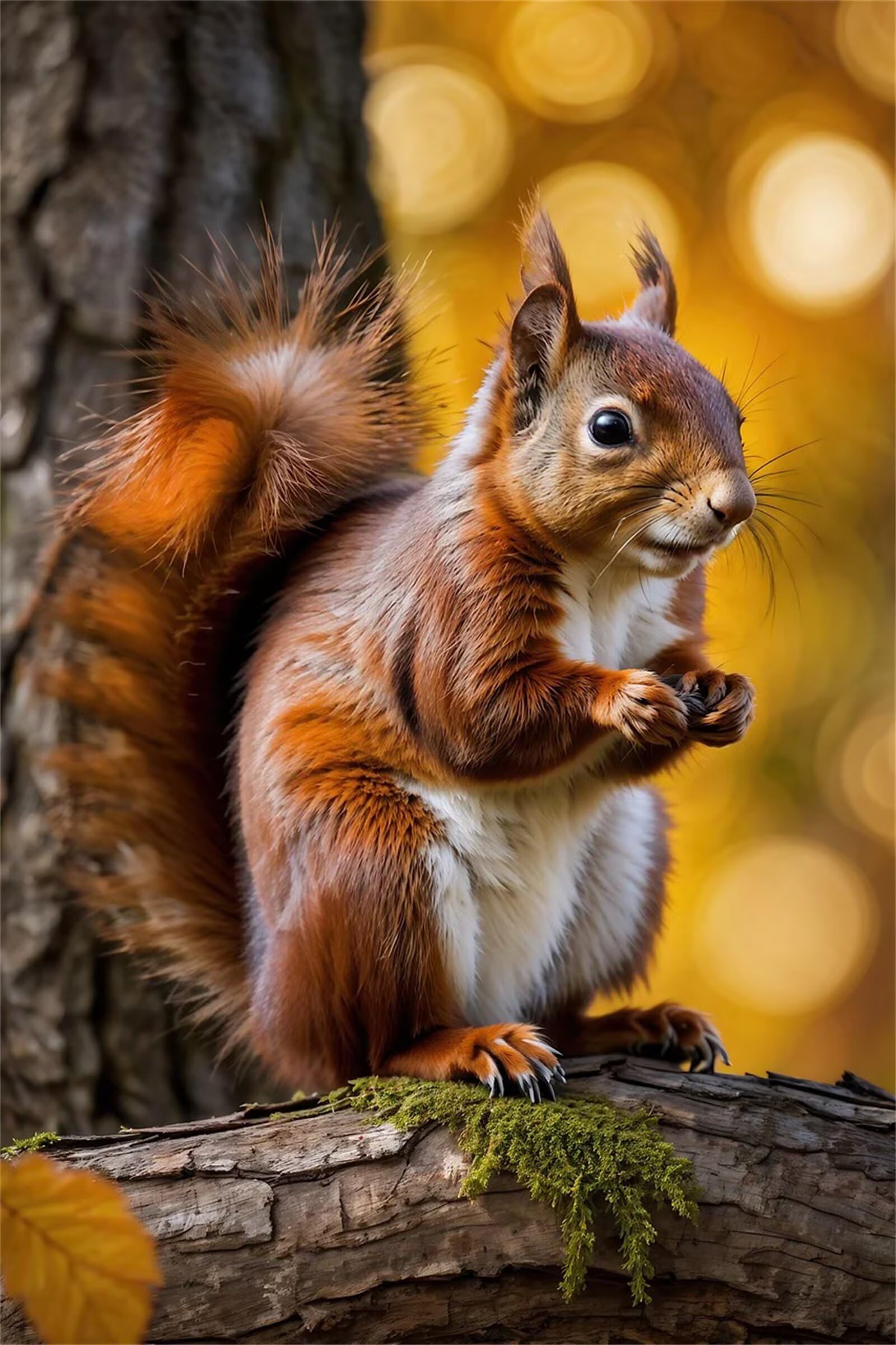 Puzzle dla dorosłych 1000 elementów, 75x50 cm Puzzle dla dorosłych Gra edukacyjna Wyzwanie Zabawka 1000 sztuk Wiewiórka Zwierzęta Puzzle dla dzieci
