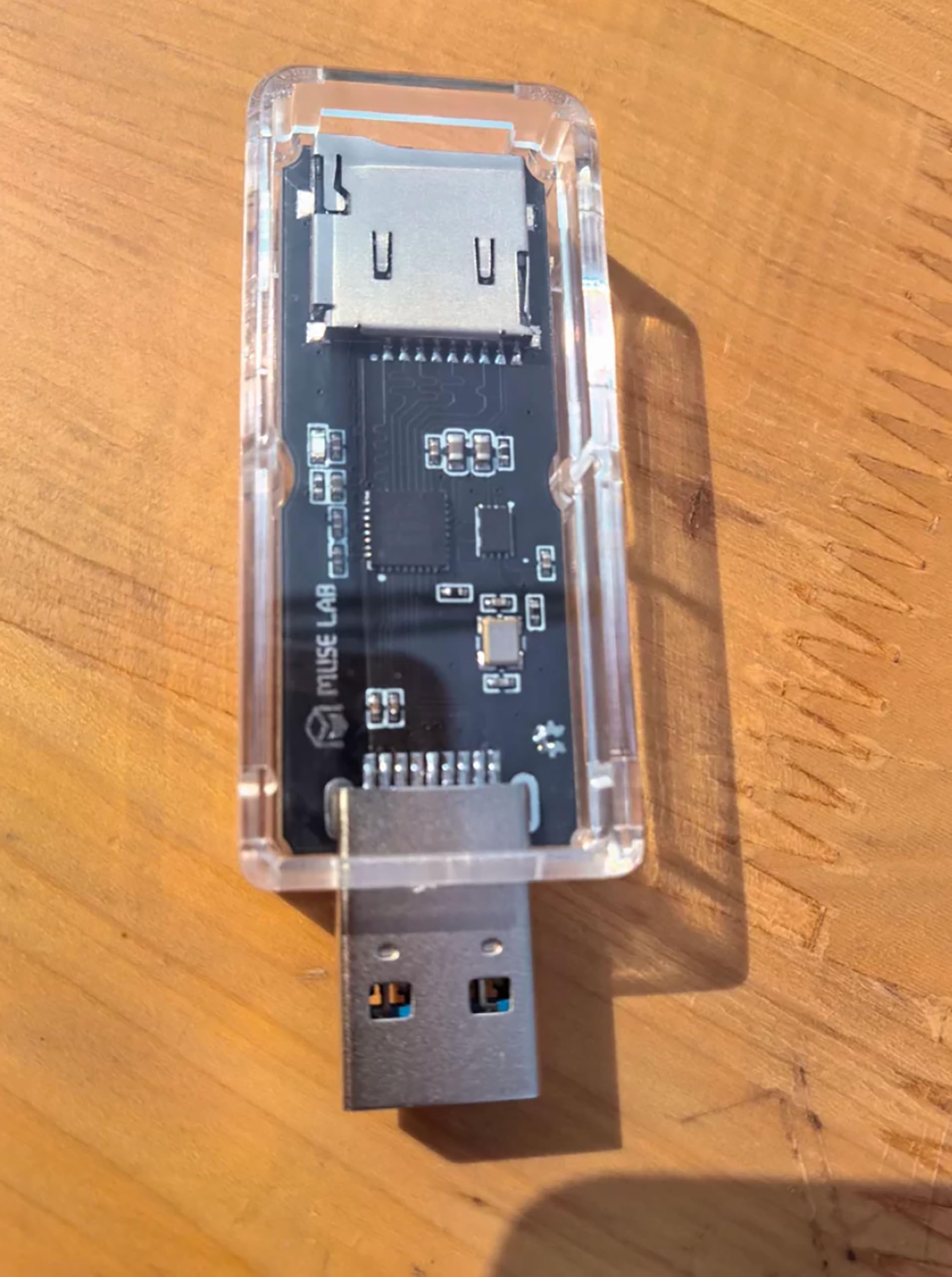 Lettore di schede SD USB 3.0 GL3224, hardware open source, velocità di trasferimento fino a 100 MB/s, con interruttore di protezione da scrittura (5)