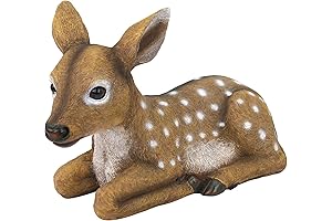 Design Toscano Darby, The Forest Fawn Baby Deer Statue, full color