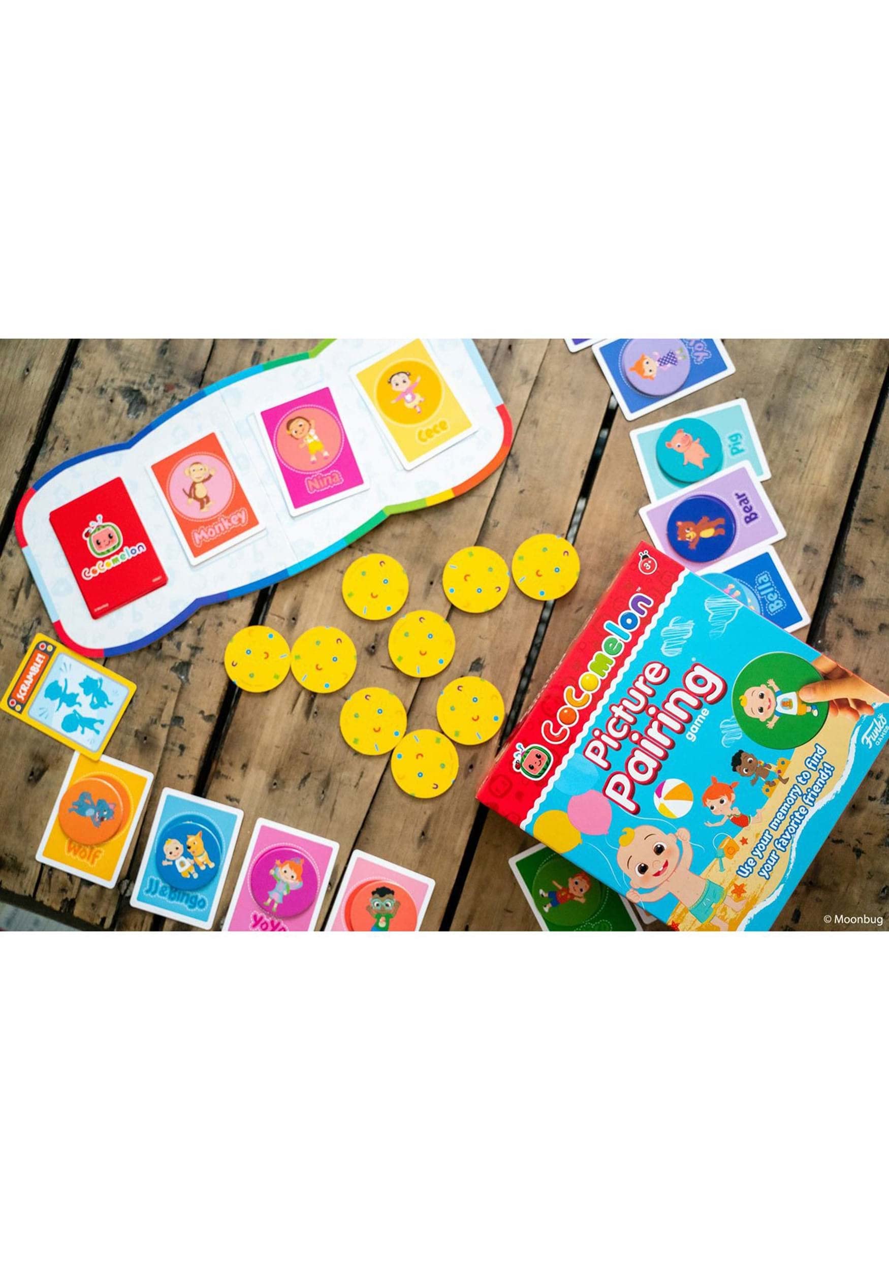Funko CoComelon Picture Pairing Game NIB CoComelon Picture Pairing Memory Game FUNKO Age 3+