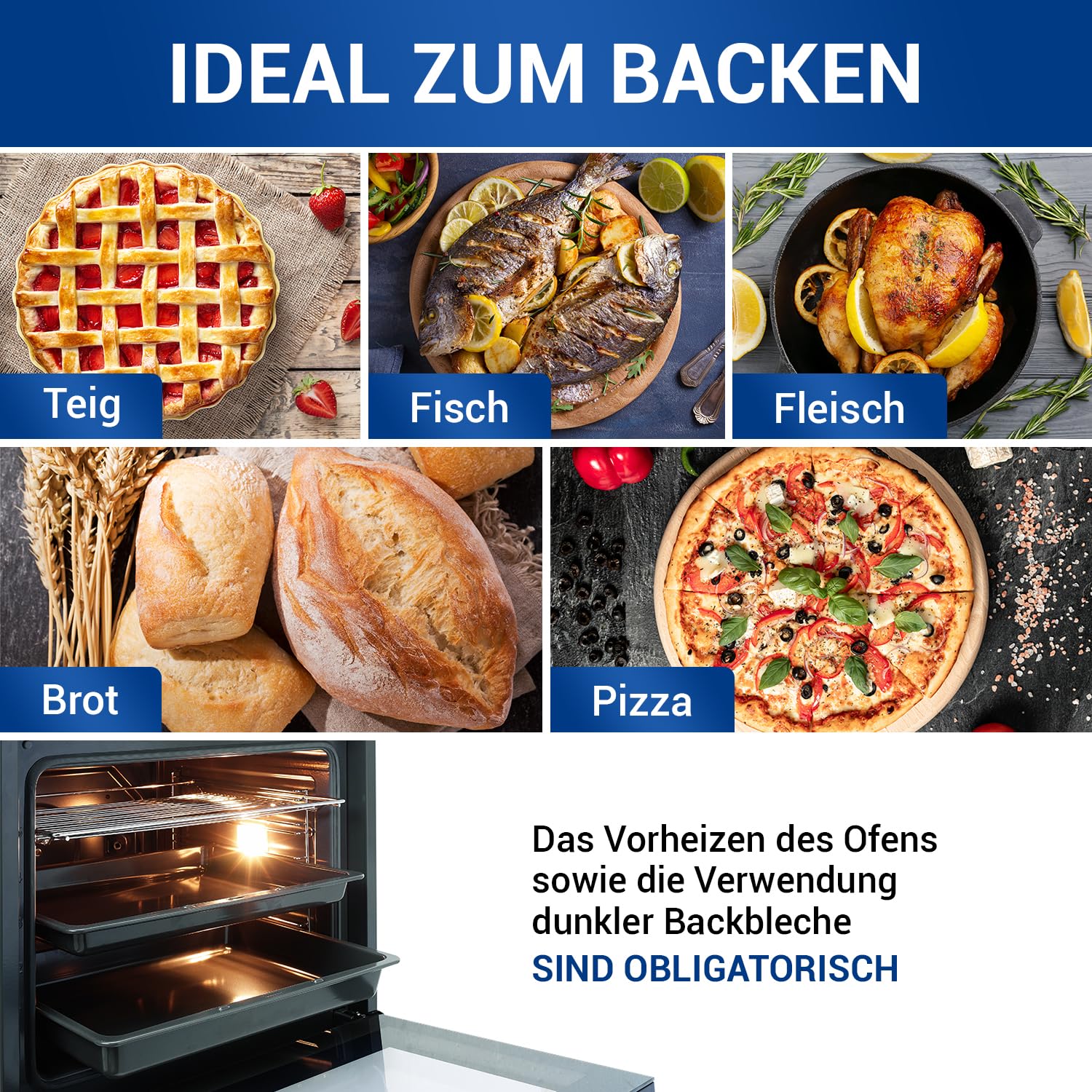 VIOKS Heizelement 240V 2300W+ Ringheizung Heißluft Ersatz für EGO 20.29477.000 Bosch Siеmens 00499003 00483636 Heizung Backofen Umluftheizung Umluftheizkörper - Heizelemente für Backöfen & Herde