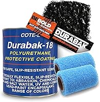 Vista 1 de Durabak - Kit de forro para cajuela de camión, de 18 galones, texturado, revestimiento enrollable Capa personalizada para forro de cajuela