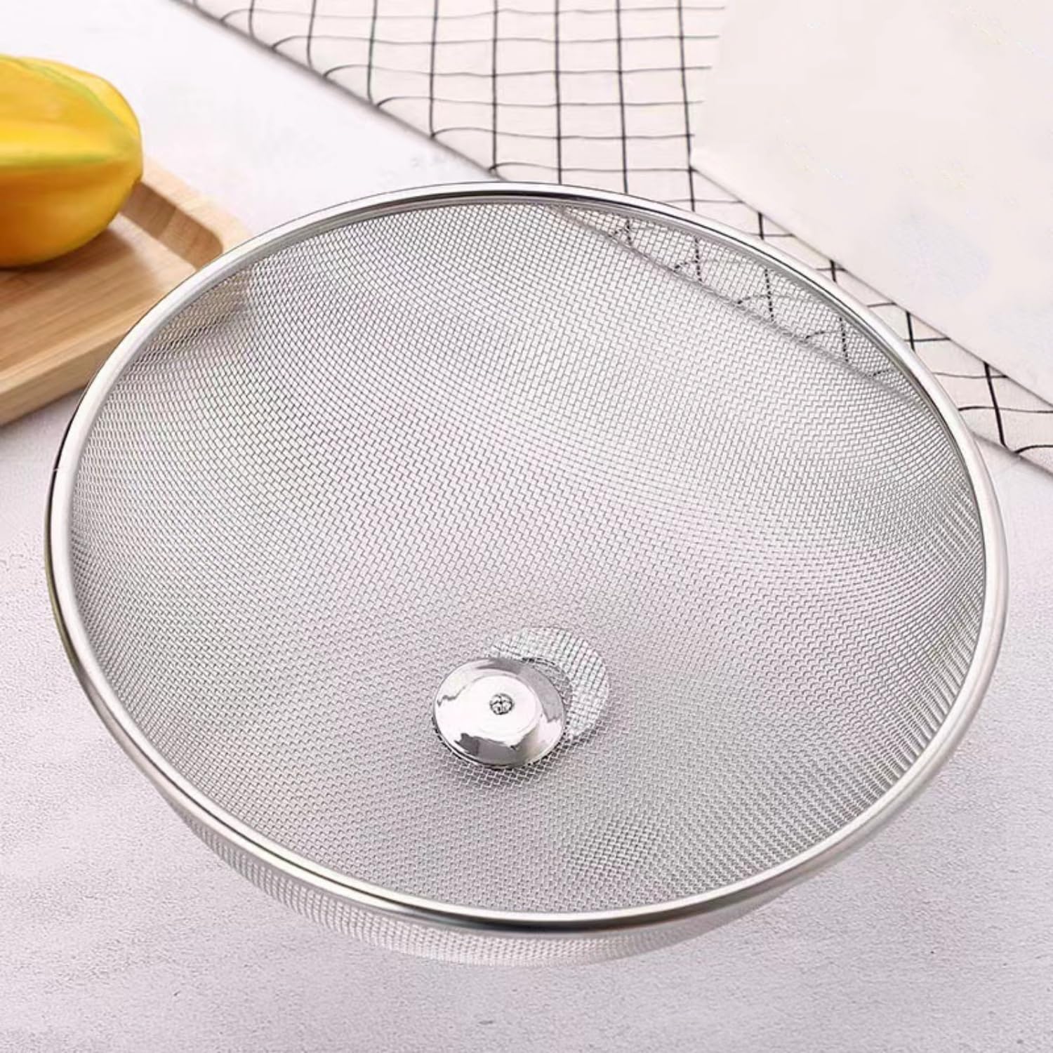 Cubierta redonda de malla de metal para alimentos, reutilizable, protector de alimentos, cubierta de malla para alimentos, tiendas de campaña, picnic, alimentos, paraguas, cubiertas de pastel para