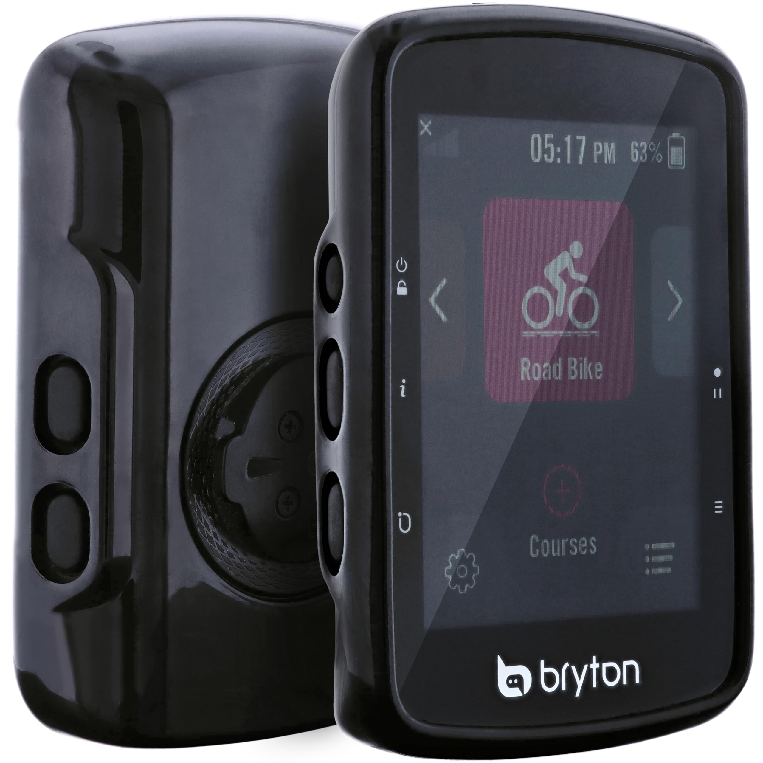 Custodia Compatibile con Bryton Rider 650 Cover Protettiva TPU Borsa Trasparente Antiurto AntiGraffio per MTB Bici da Strada e-Bike