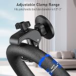 Magnetic Phone Holder Clamp Mount - 20 x N52 Strong Magnet Universal Mount | For Gym, Spin Bikes (Fits Peloton), Treadmills, Strollers, Golf Cart, Shopping Cart - Compatible with MagSafe iPhone 12 to 17