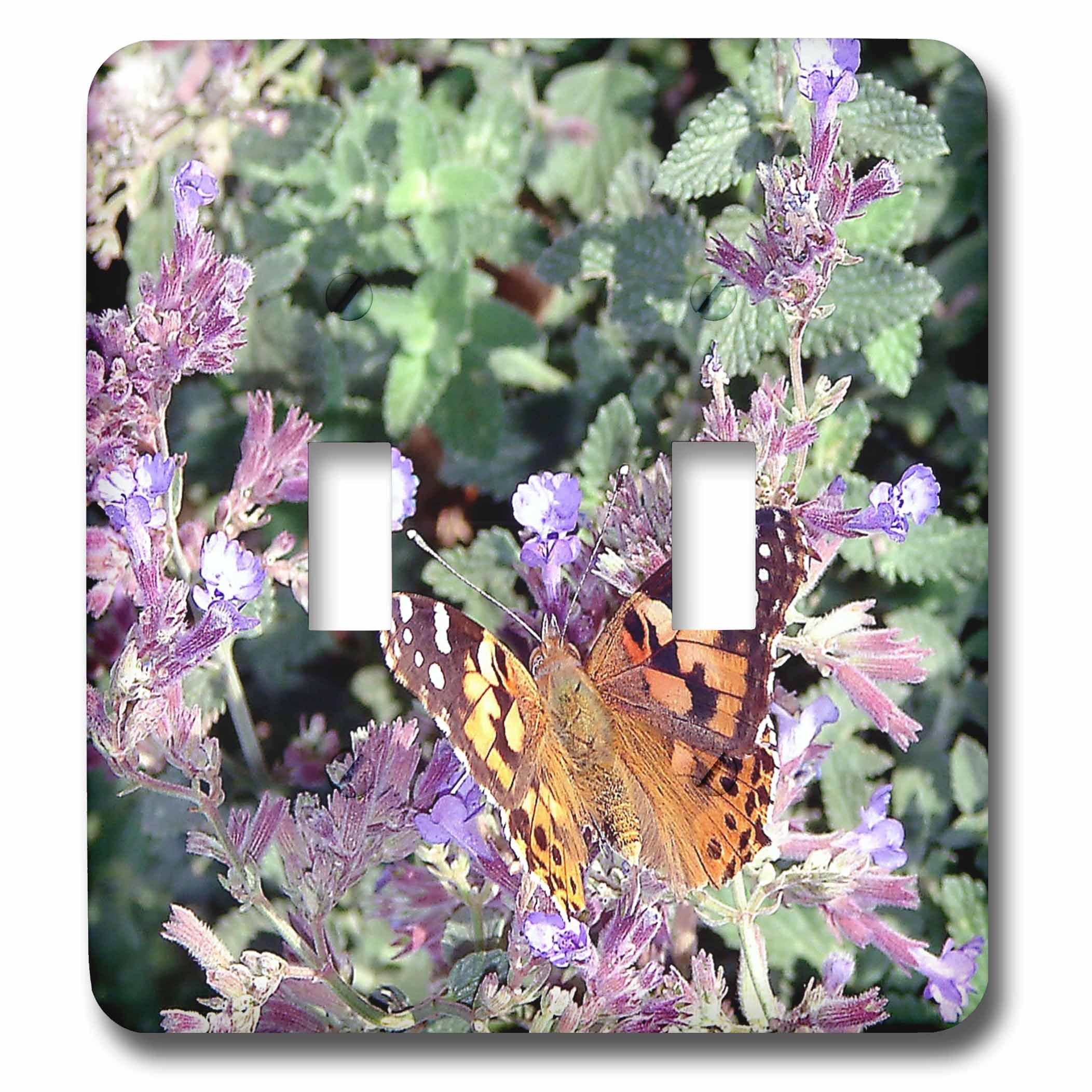 Interrupteur à bascule lsp 11393 2 double bouton mural 3dRose plastique colore decorative