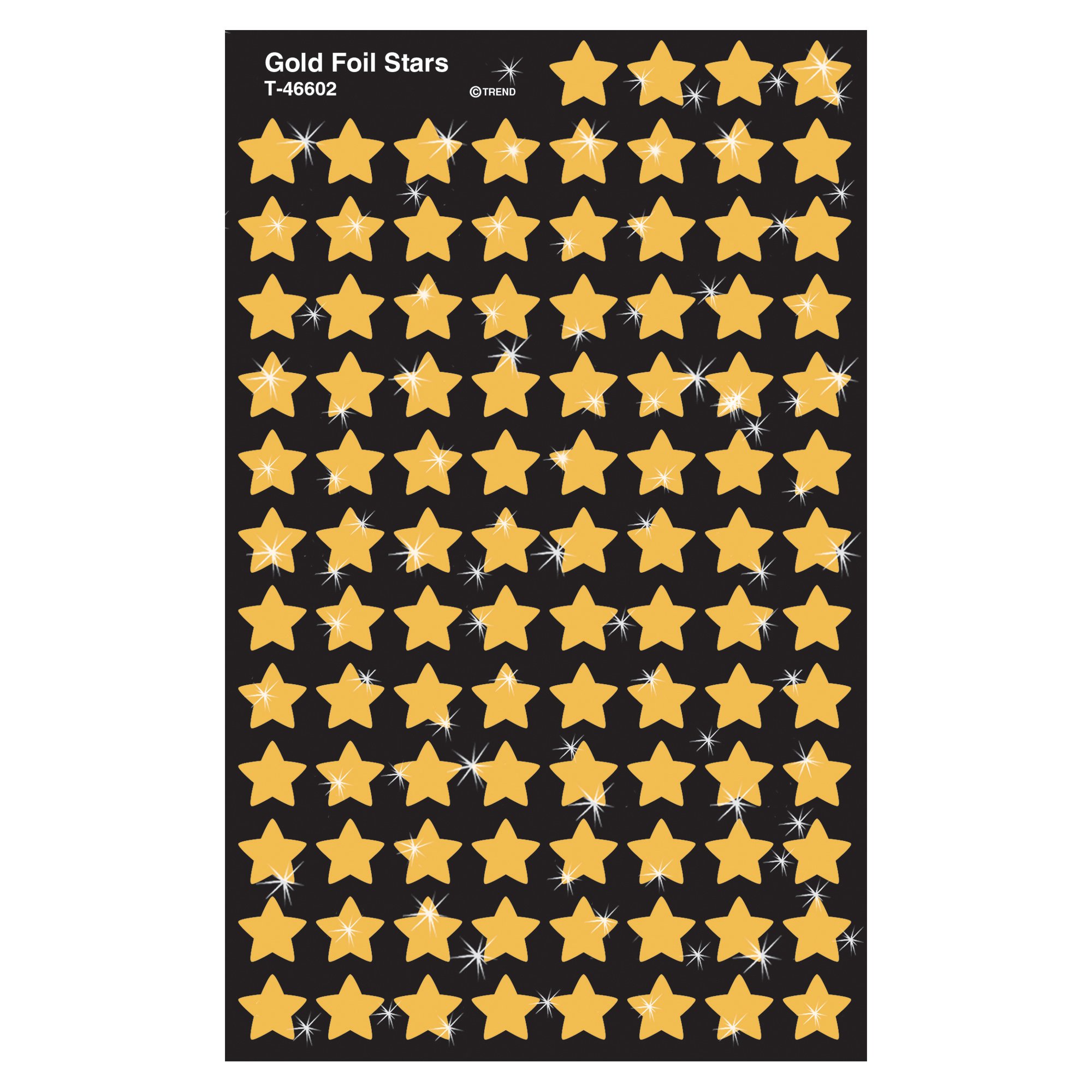 Trend Enterprises, Inc. Pegatinas de Estrellas Doradas superformas, 400 Unidades (T-46602)