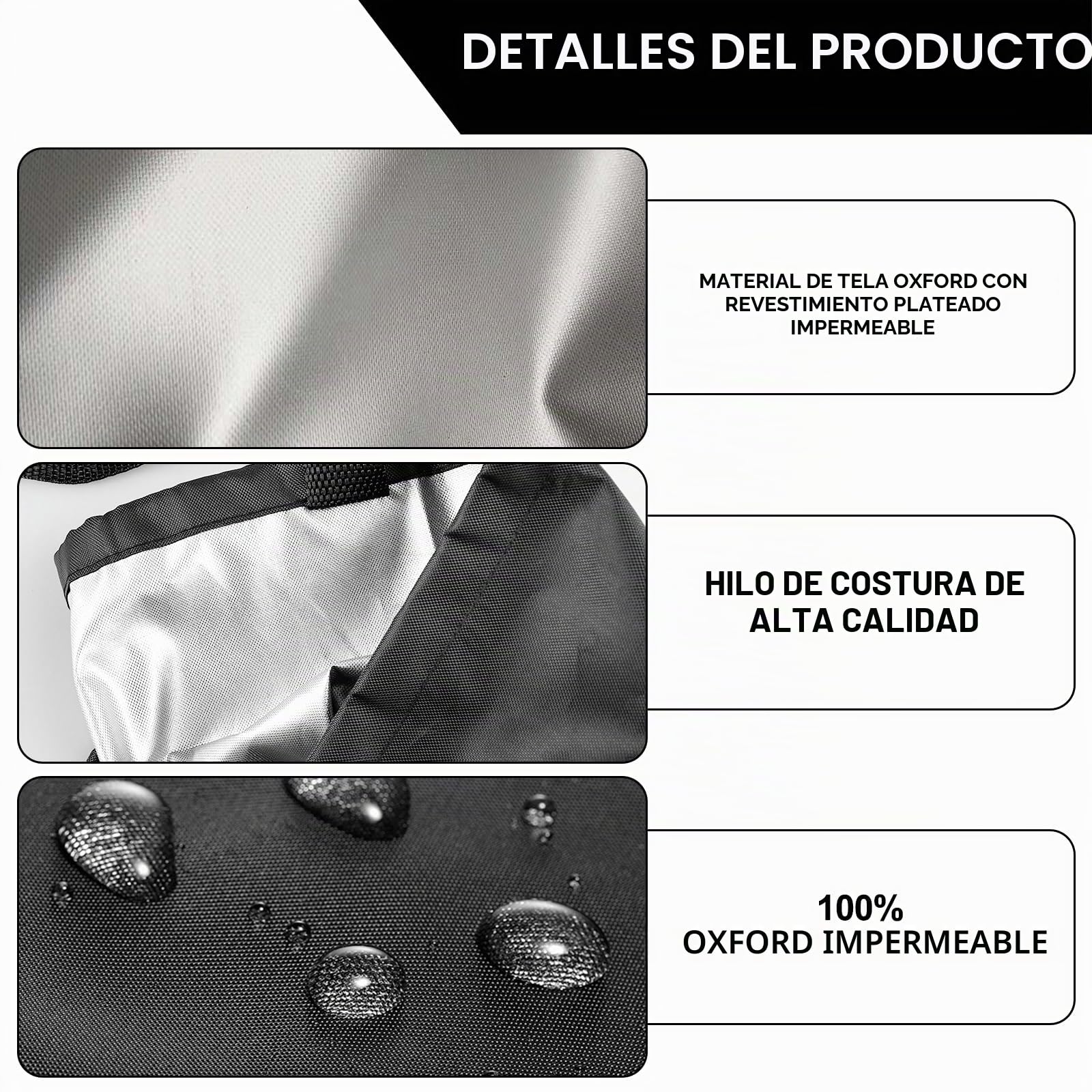 Cubierta impermeable para ruedas de bicicleta de ruedas, 210D Oxford a prueba de polvo, plegable, negra, cubierta para silla de ruedas para la mayoría de andadores (S-115 cm x 65 x 90 cm)