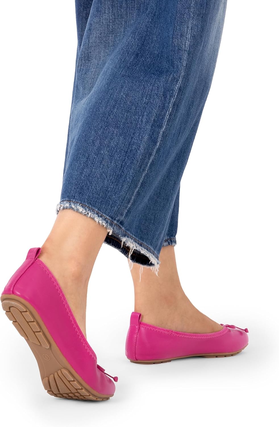 DREAM PAIRS Women's Flats, Foldable Ballet Flats for Women, Bowknot Round Toe Comfort Light Weight Slip-On Dress Shoes - Image 2