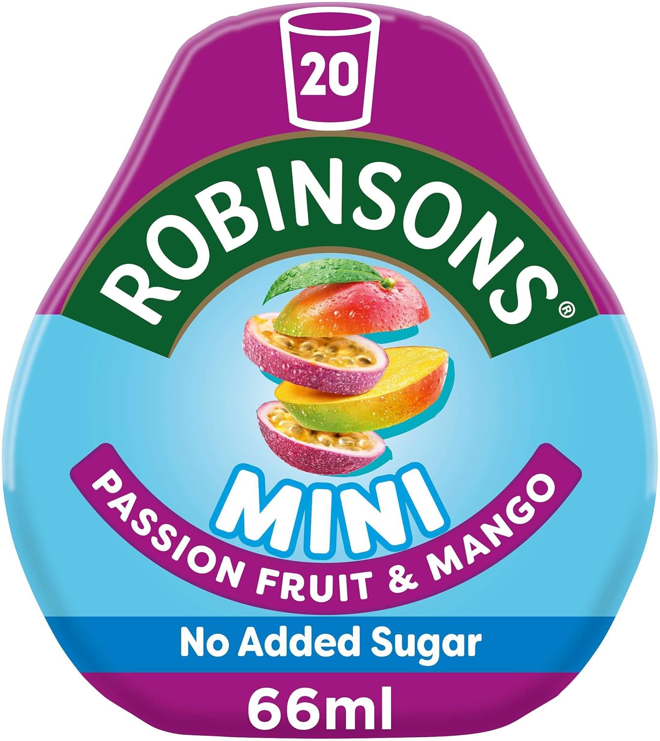 Robinsons Mini No Added Sugar Low Calorie Passion Fruit and Mango