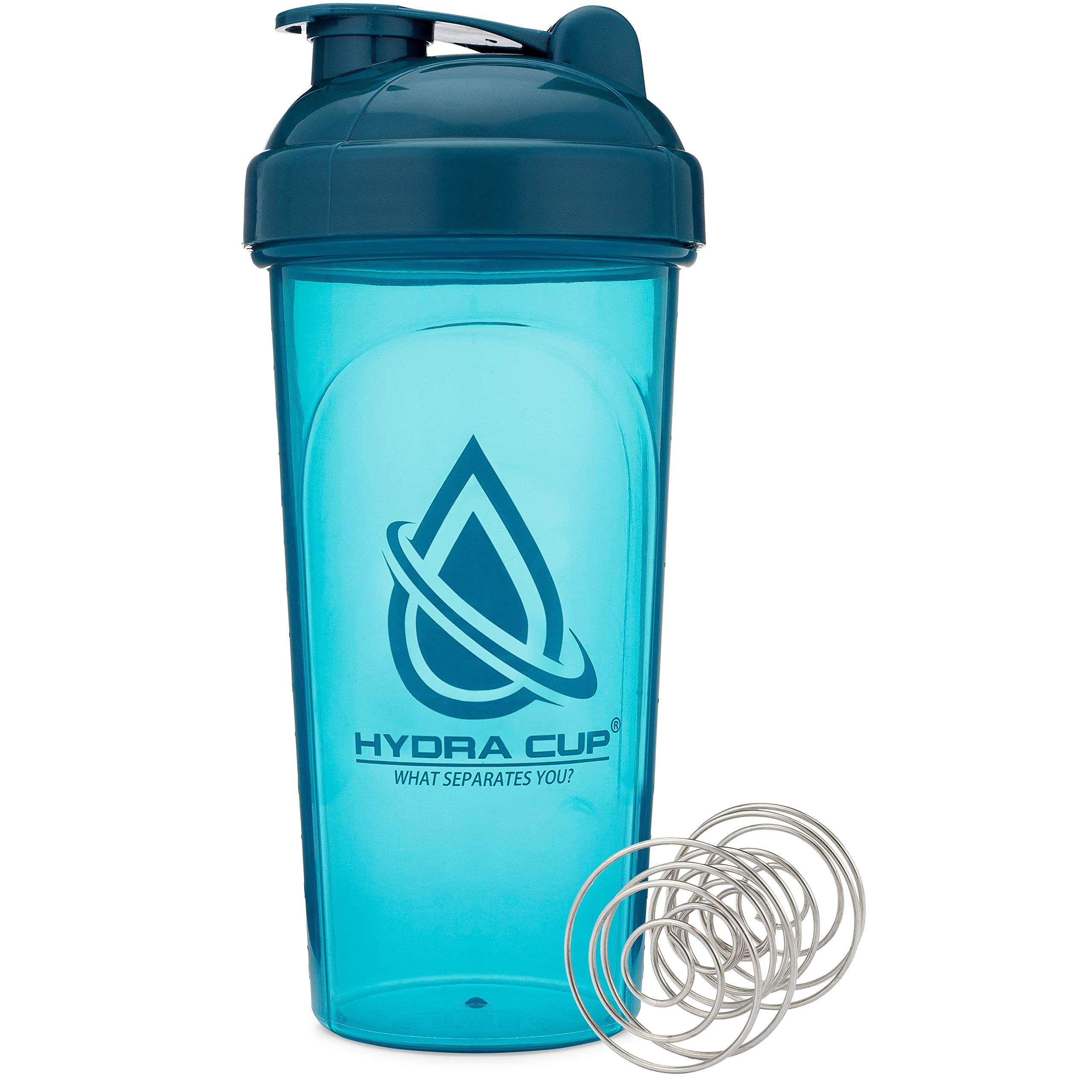 Buy Hydra Cup [6 Pack] 28Ounce Shaker Bottles with Wire Whisk Balls