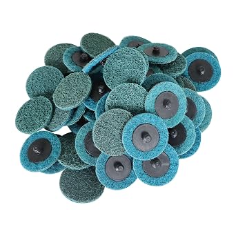 50 Pcs 2Inch Blue Quick Change Surface Prep Conditioning Discs