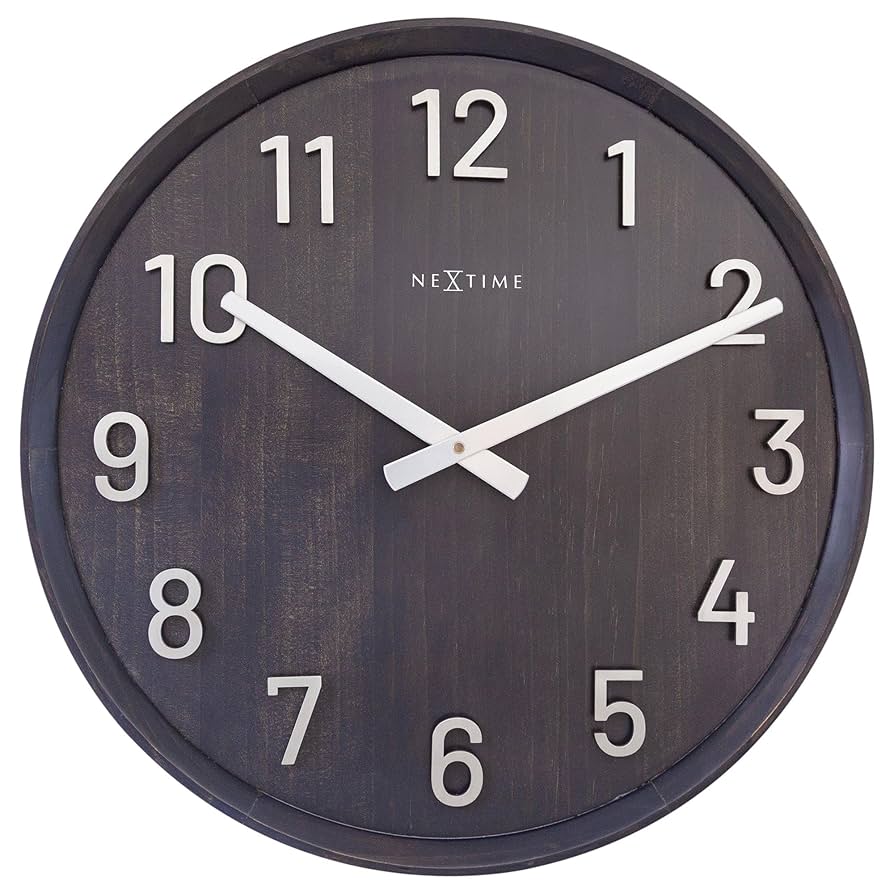 NEXTIME 掛時計 新品未開封 Amazon.co.jp: NeXtime 掛け時計 ブラック フリーサイズ : Home