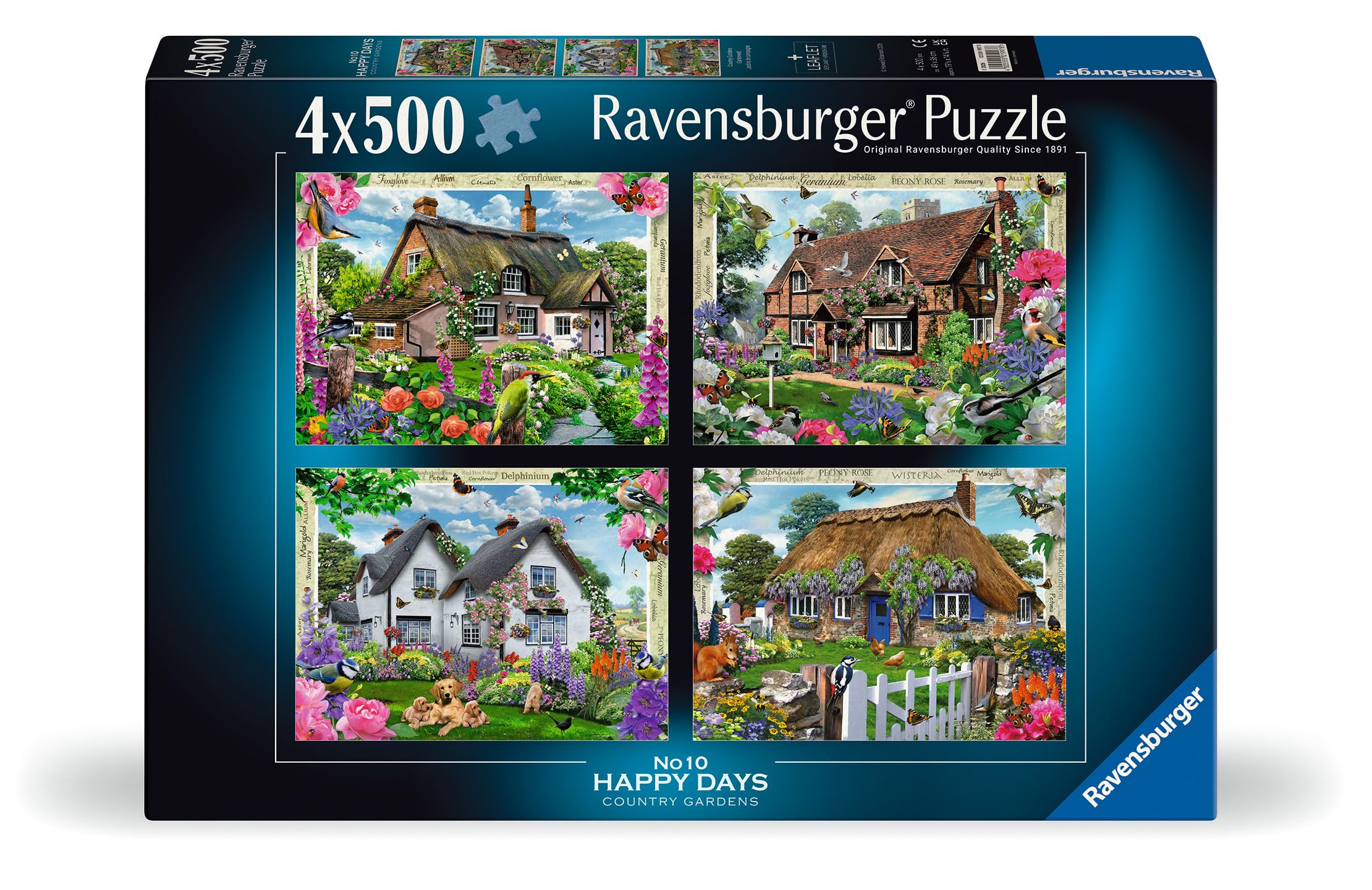Happy Days No.10 Country Gardens 4x500pc