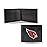 Rico Industries NFL Embroidered Leather Billfold Wallet, Arizona Cardinals, 3.25 x 4.25-inches
