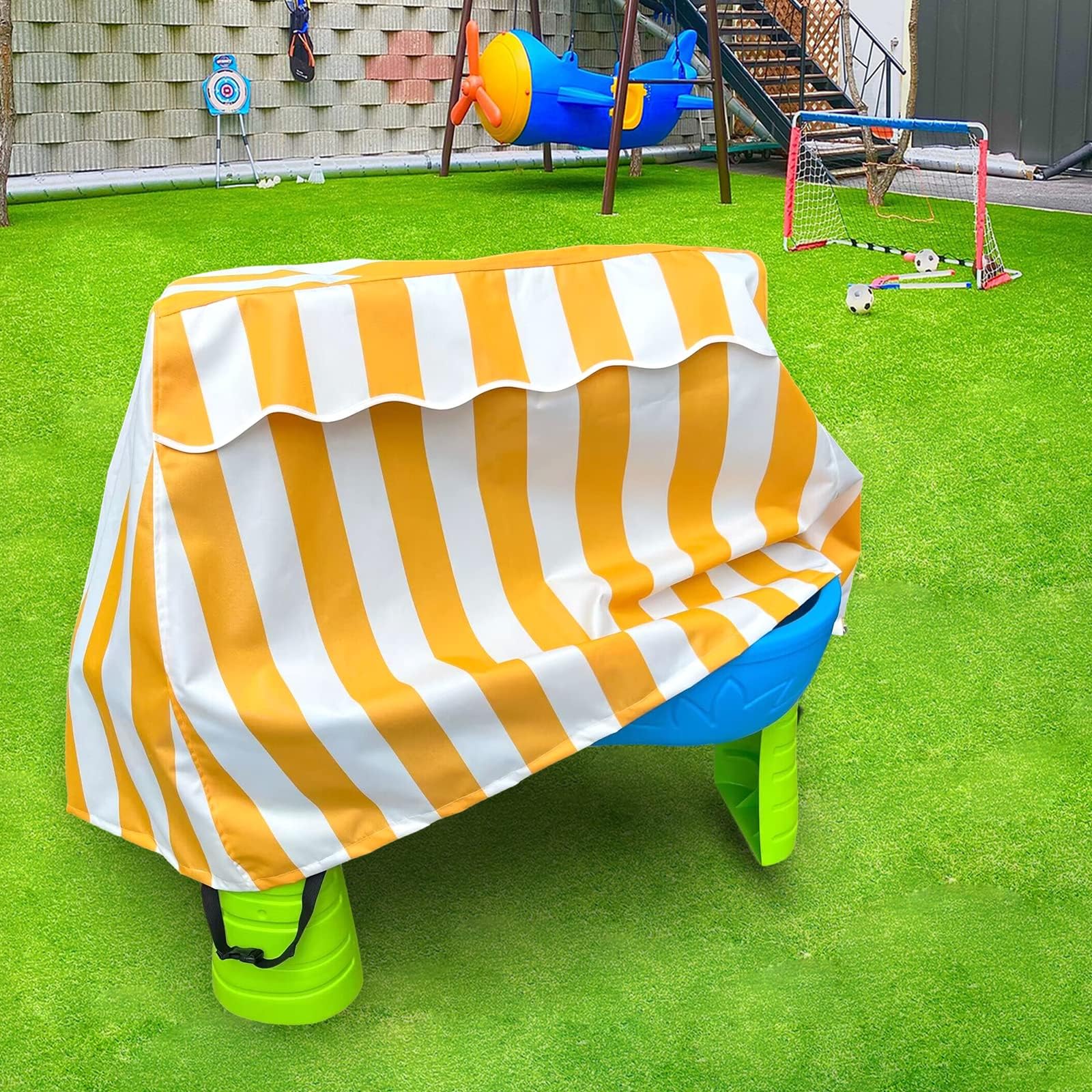 Kids Water Table Cover Fit Rain Showers Splash Pond Water Table Accessories, Waterproof Dust Proof Anti-UV Outdoor Toys Cover