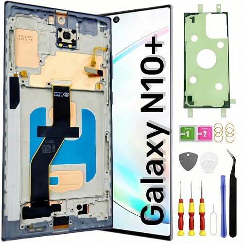 LNONLS TFT Galaxy Note 10 Plus Screen Replacement for Samsung Galaxy Note10 Plus LCD Screen Touch Digitizer Display Pantalla with Thin Frame Tool kit 4G N975F 5G N976U(no fingerprint) (TFT Black) - Tft Black