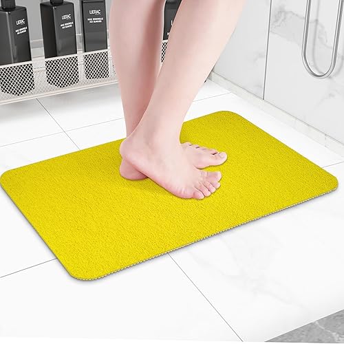 Miniatura 59 de Tapete antideslizante de secado rápido para bañera, piso, baño, ducha, cocina, hogar, hotel (color verde claro, 40 x 16 pulgadas) Verde