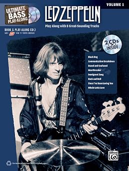 Ultimate Bass Play-Along Led Zeppelin, Vol 1 Play Along with 8 Great-Sounding Tracks Authentic Bass TAB, Book & 2 CDs Ultimate Play-Along, Vol 1