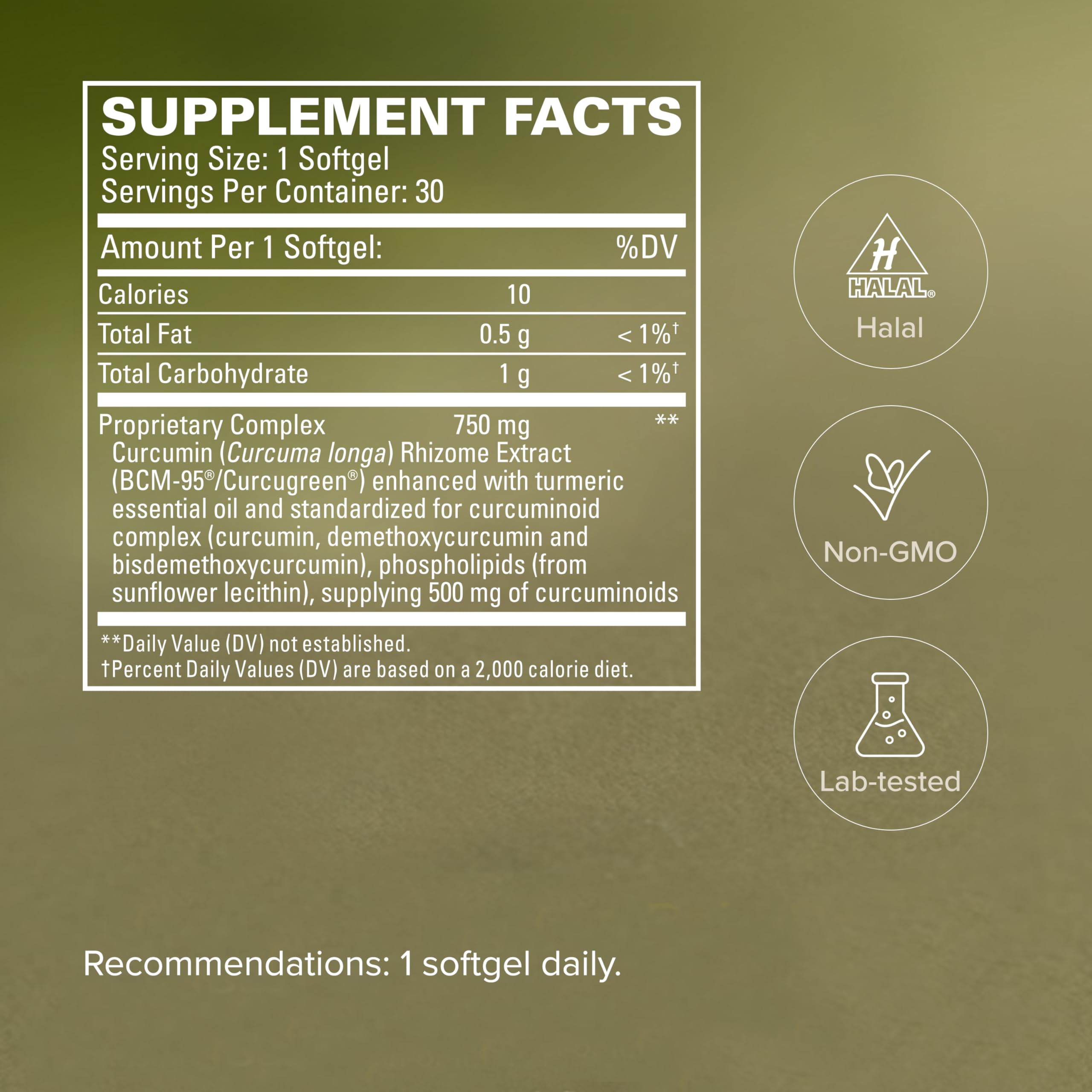 Terry Naturally CuraMed 750mg - Pain & Inflammation Relief - 30 Count — Amazon image 5