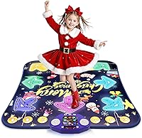 Vista 9 de Juguetes de alfombrilla de baile para niñas y niños de 3 a 12 años, alfombrillas de baile con 8 botones iluminados y Bluetooth inalámbrico, juguete