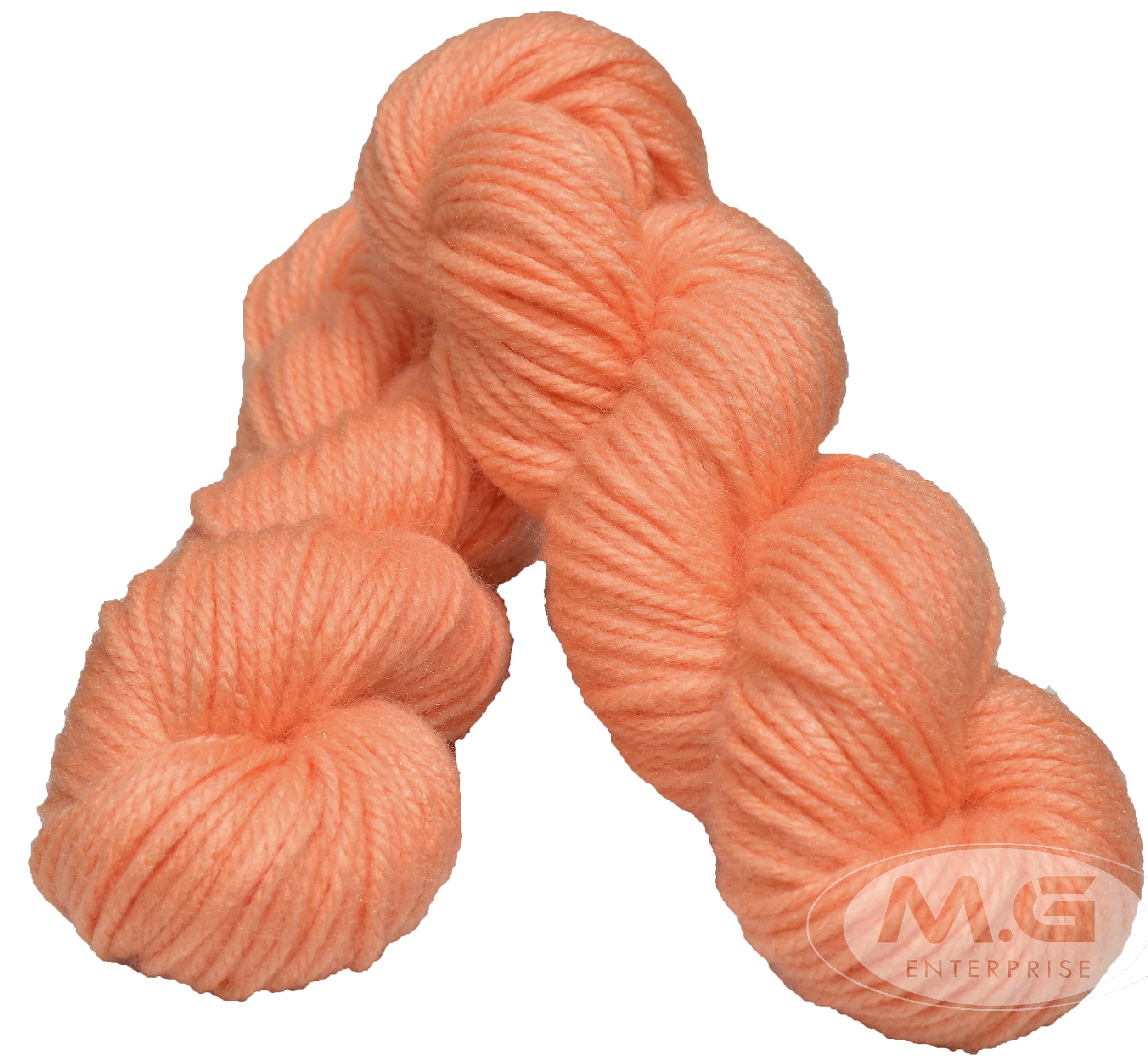 GANGA Knitting Yarn Thick Chunky Wool, Varsha Baba 400 GMS Best Used with Knitting Needles, Crochet Needles Wool Yarn for Knitting.-NM Art-AJIE