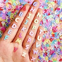 350Pcs Letter 3D Nail Charms Random Candy Color Letter Resin Nail Art Rhinestones Kawaii Summer Flatback Alphabet Nail Gems with Glitter Design Accessories Decoration for Women DIY Craft Nail Supplies