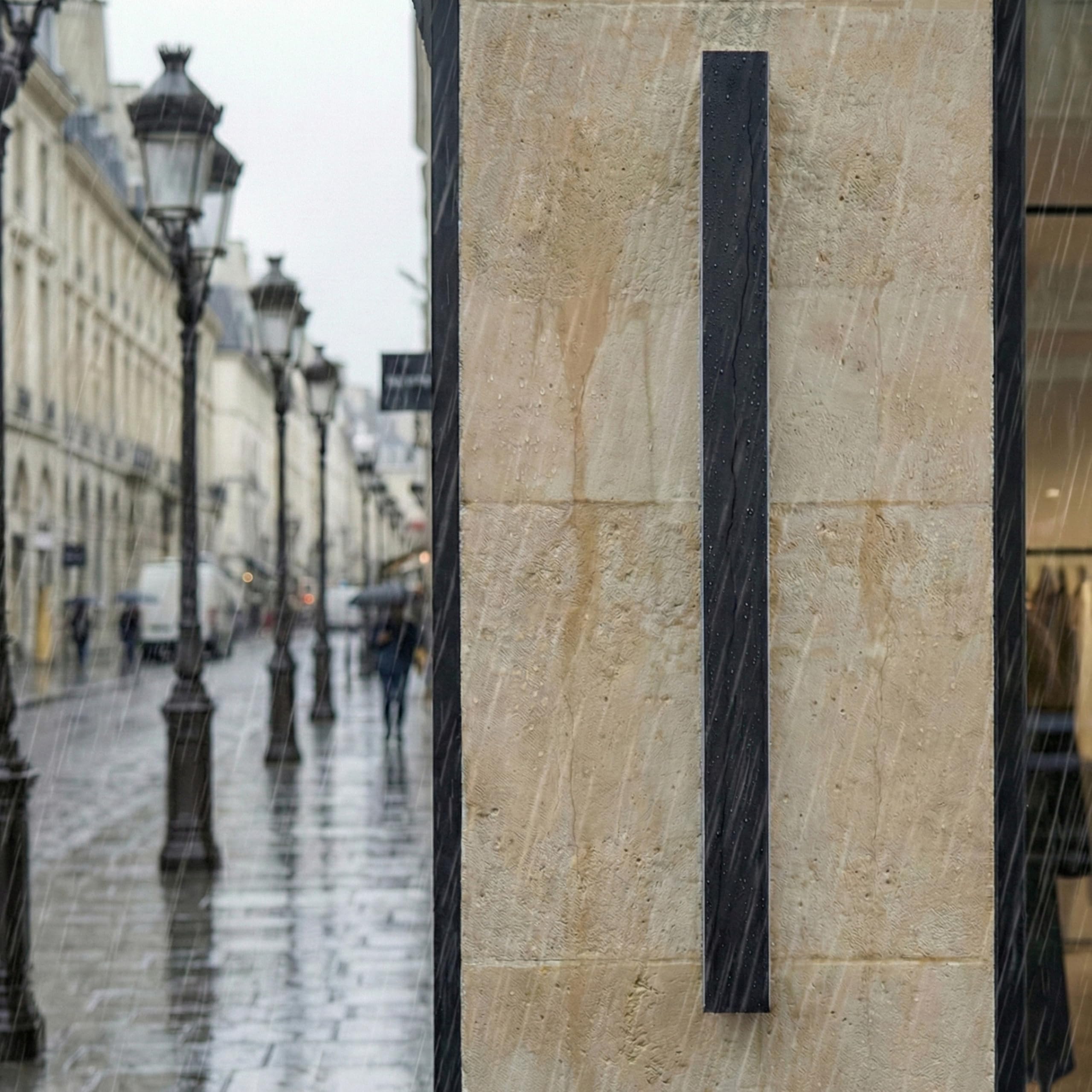 60CM Applique Luci da Parete Esterno LED Lungo Nero impermeabile Ip65 Moderne Lampada Parete Interno Luci per Portico Esterno Villa Wall Light 3000k Scala Corridoio Luce Wall Lamp