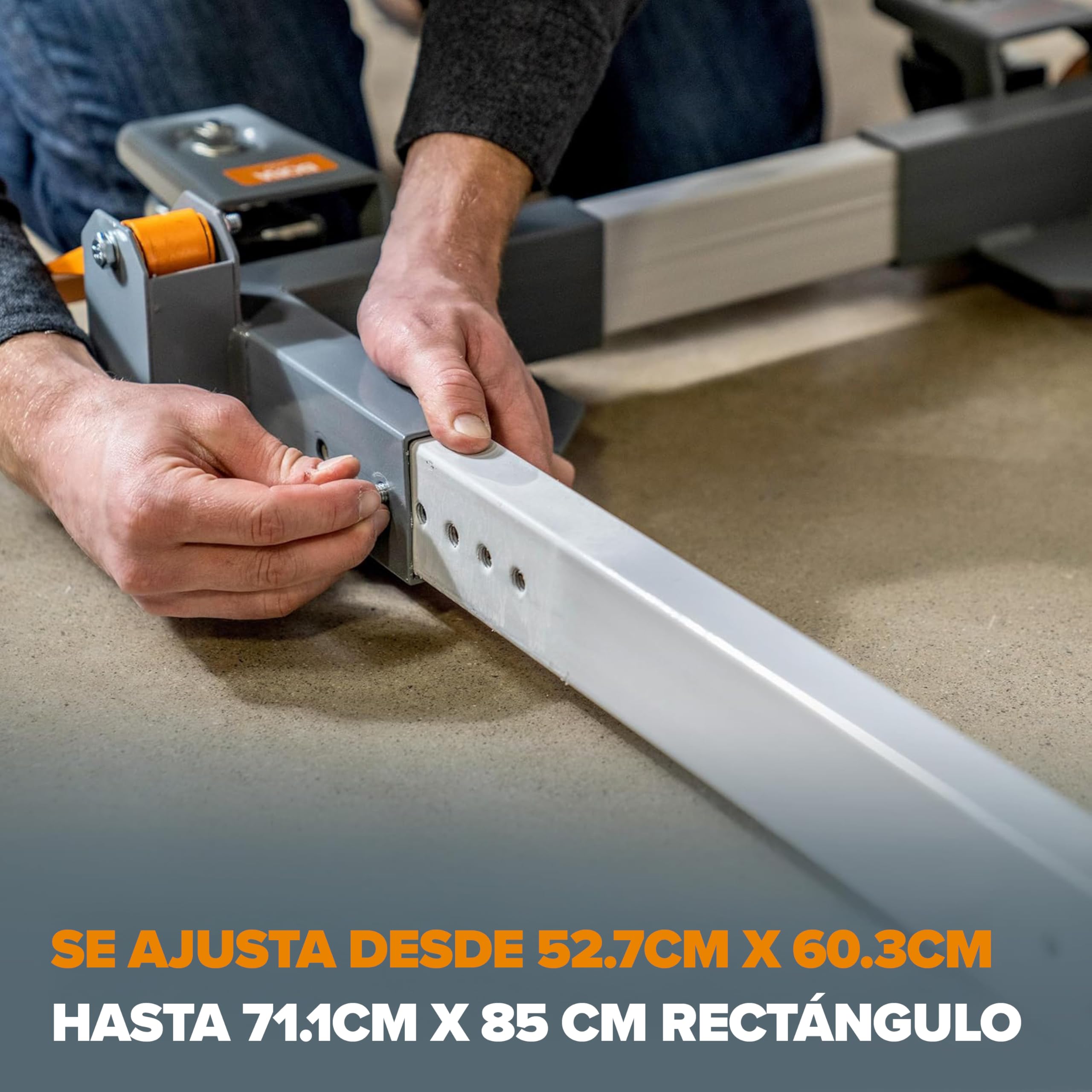 Bora Portamate PM-3500-Industrial Strength Base móvil móvil móvil que hace que tus herramientas eléctricas más pesadas sean fáciles de mover