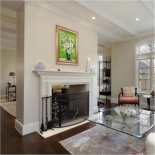 Miniatura 304 de A&T ARTWORK The Starry Night de Vincent Van Gogh. Tamaño del marco: 36 x 30 pulgadas, tamaño de la imagen: 30 x 24 pulgadas, reproducciones clásicas