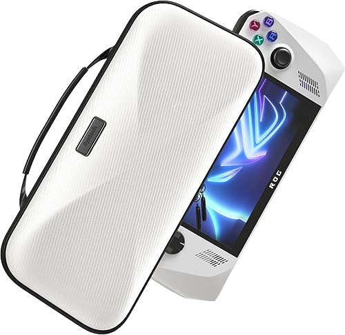 Syntech Funda de transporte rĂgida compatible con la consola ASUS ROG Ally y accesorios, funda portátil de mano de viaje para almacenamiento y Syntech Funda de transporte rĂgida compatible con la consola ASUS ROG Ally y accesorios, funda portátil de mano de viaje para almacenamiento y