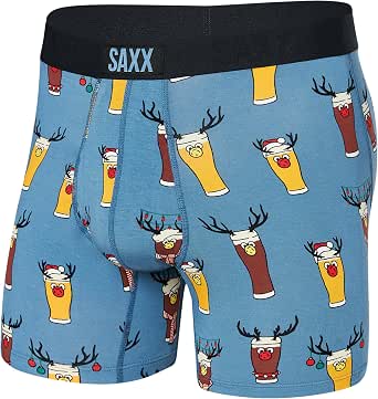 SAXX Men's Underwear - Vibe Super Soft Boxer Brief with Built-in Pouch