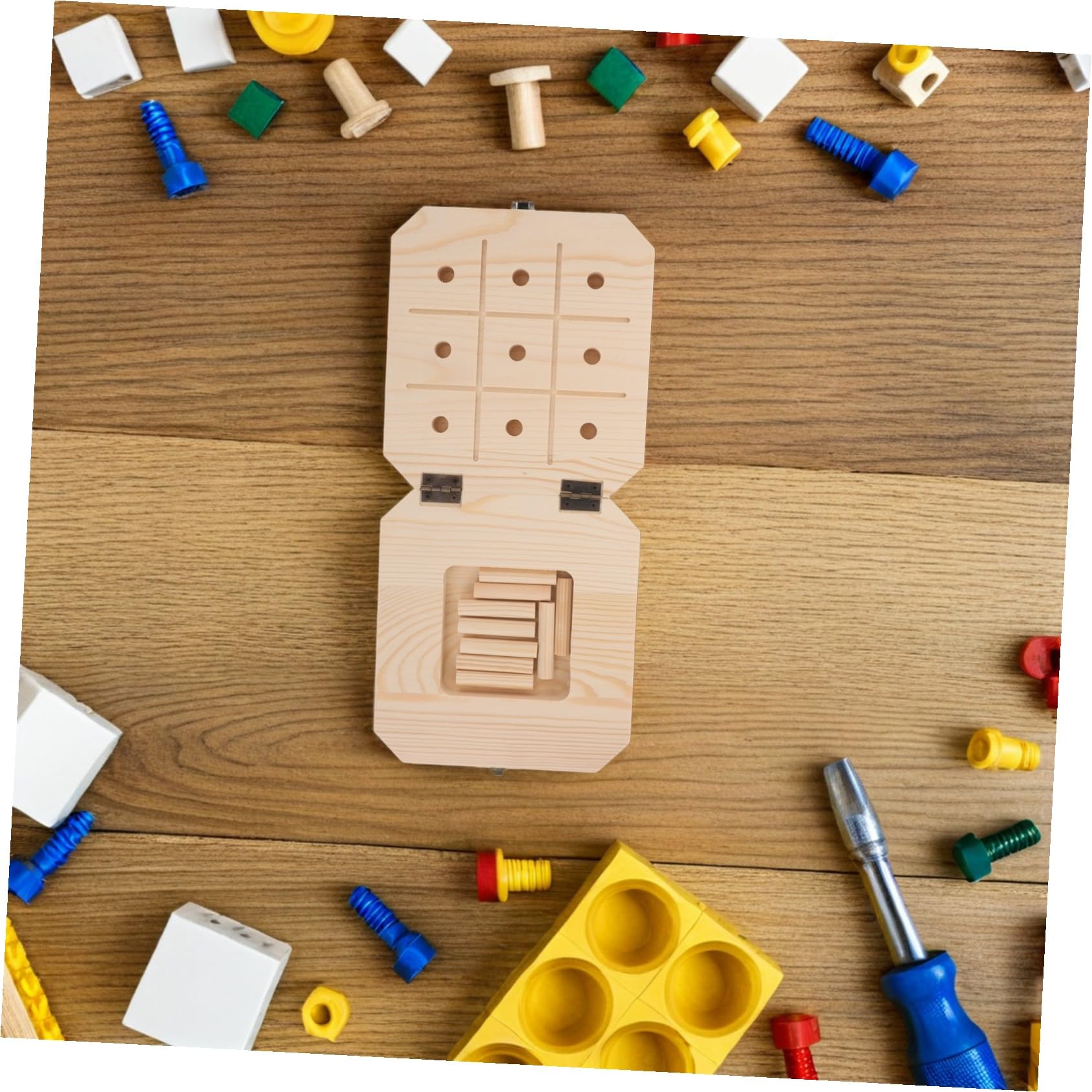 Juguetes Montessori de Madera Sensory Training Toys para Pequeños Tablero Educativo para Desarrollo Motriz Fino Balance y Coordinación para Casa y Aula Regalo de Cumpleaños