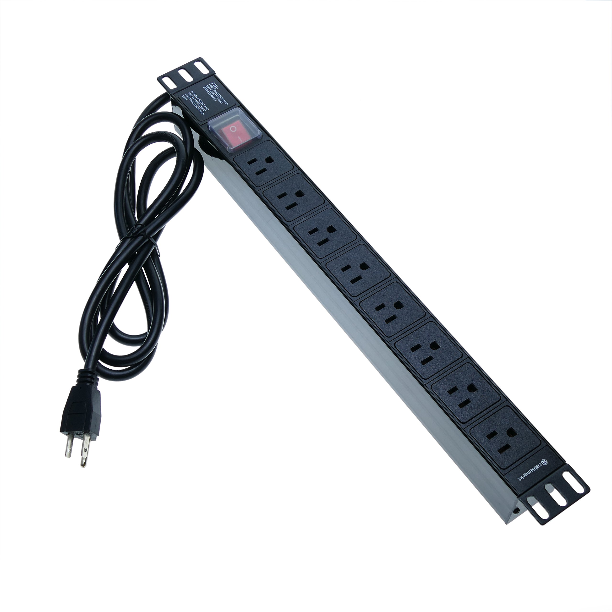 Buy Power strip PDU rack 19" with switch 8 socket NEMA 515R Rack