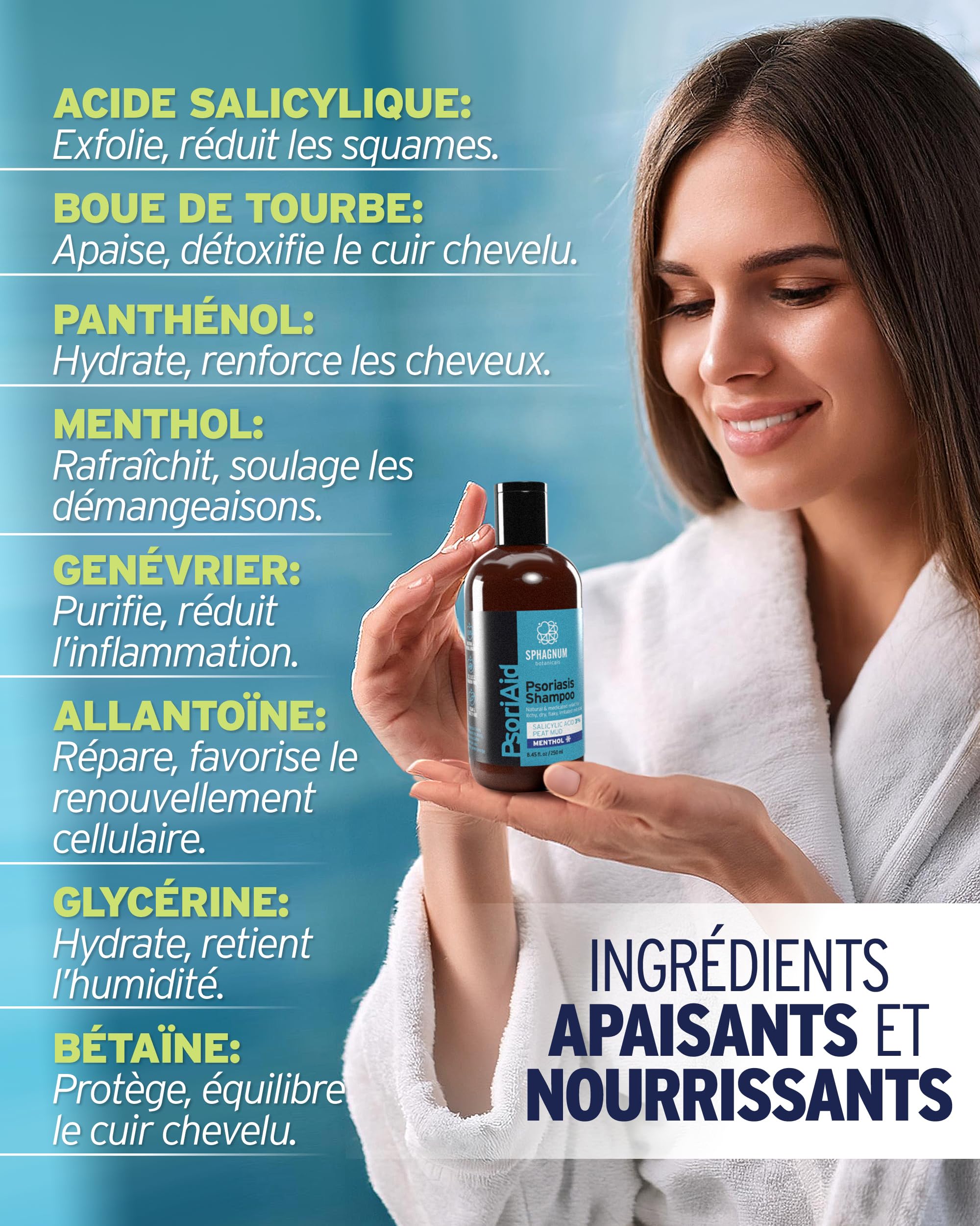 Sphagnum Botanicals Kit Psoriasi Dermatite Cuoio Capelluto: Siero + Shampoo