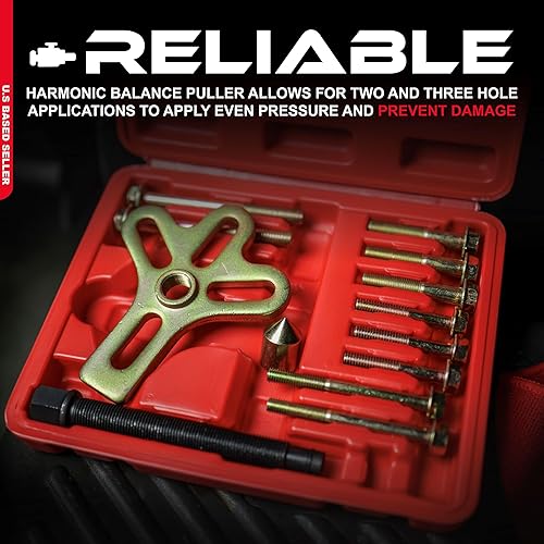 Miniatura 3 de ABN Kit extractor de volante y compensador de vibraciones de 13piezas